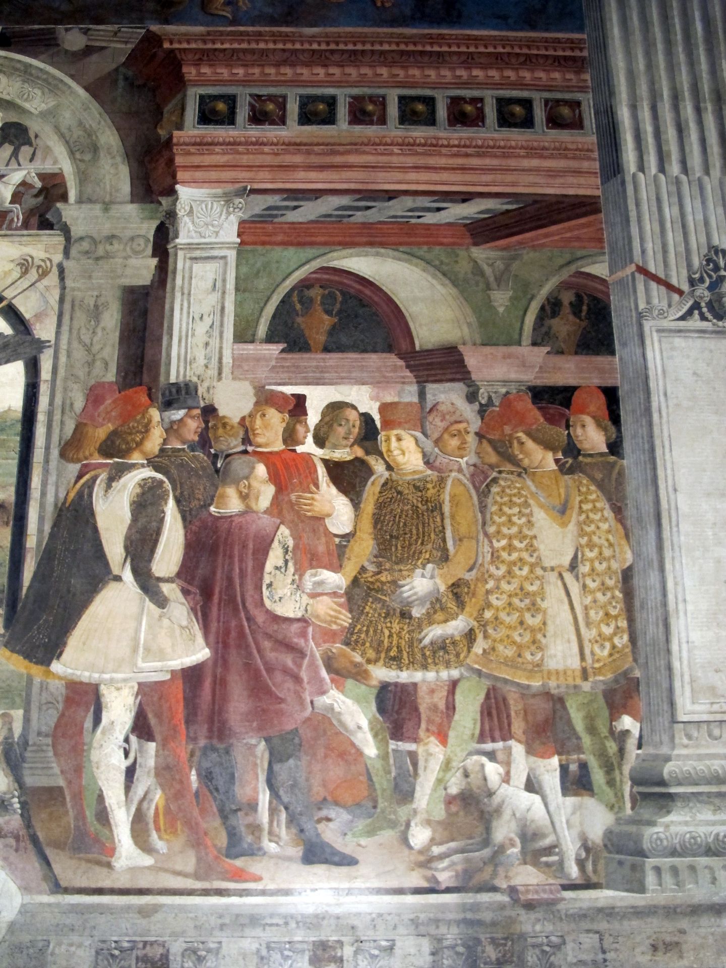 April. Frescos in Palazzo Schifanoia (detail) by Francesco del Cossa