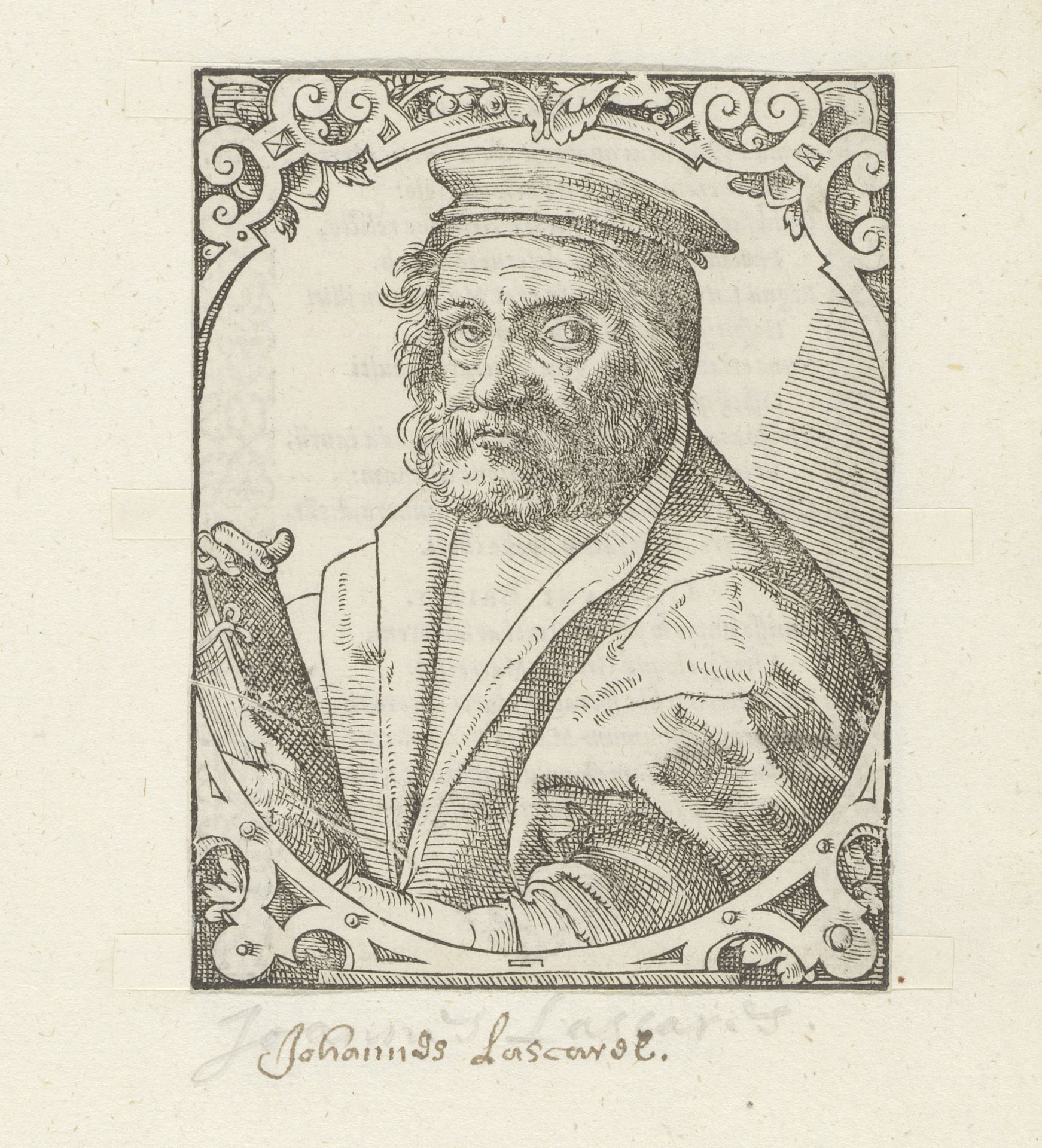 Portret van Johannes Lascaris by Anonymous