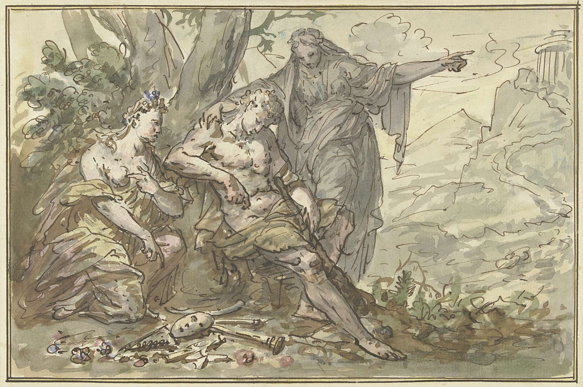 Hercules op de tweesprong by Elias van Nijmegen