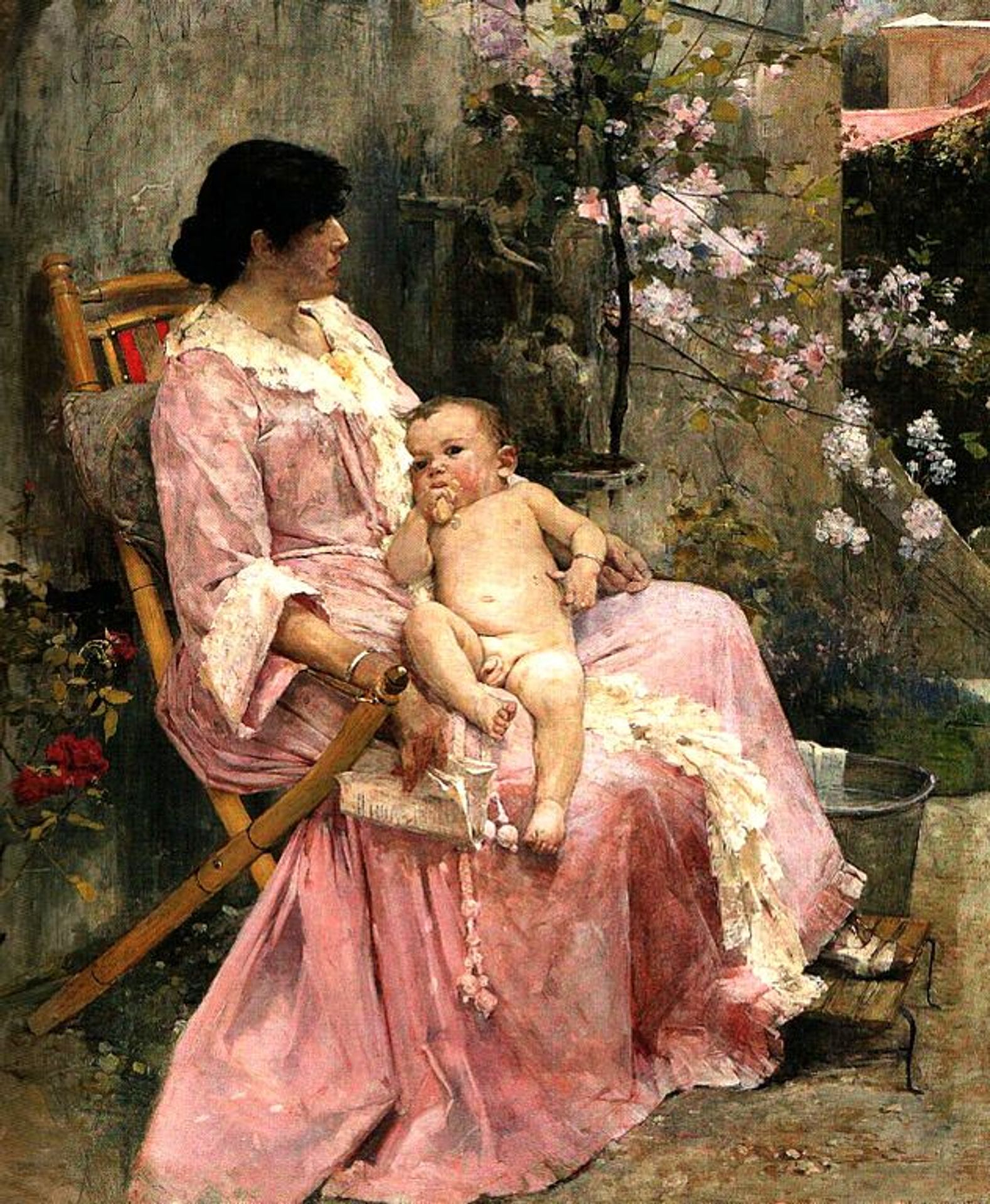 La joven madre by Arturo Michelena