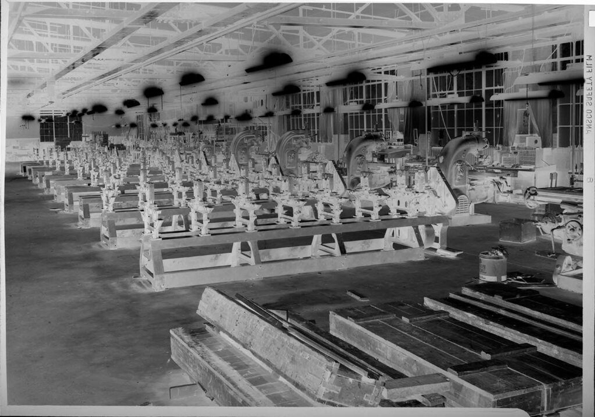 Untitled (interior of manufacturing plant) by Robert Burian