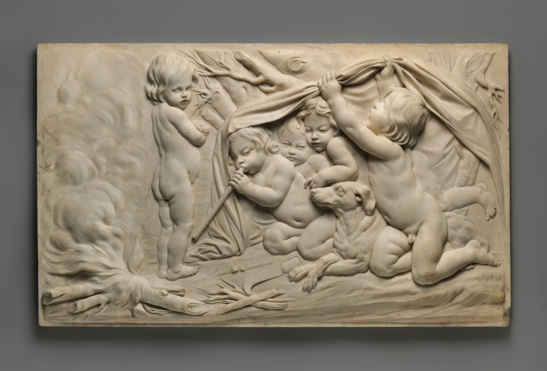 Winter (one of a set of four) by Edme Bouchardon