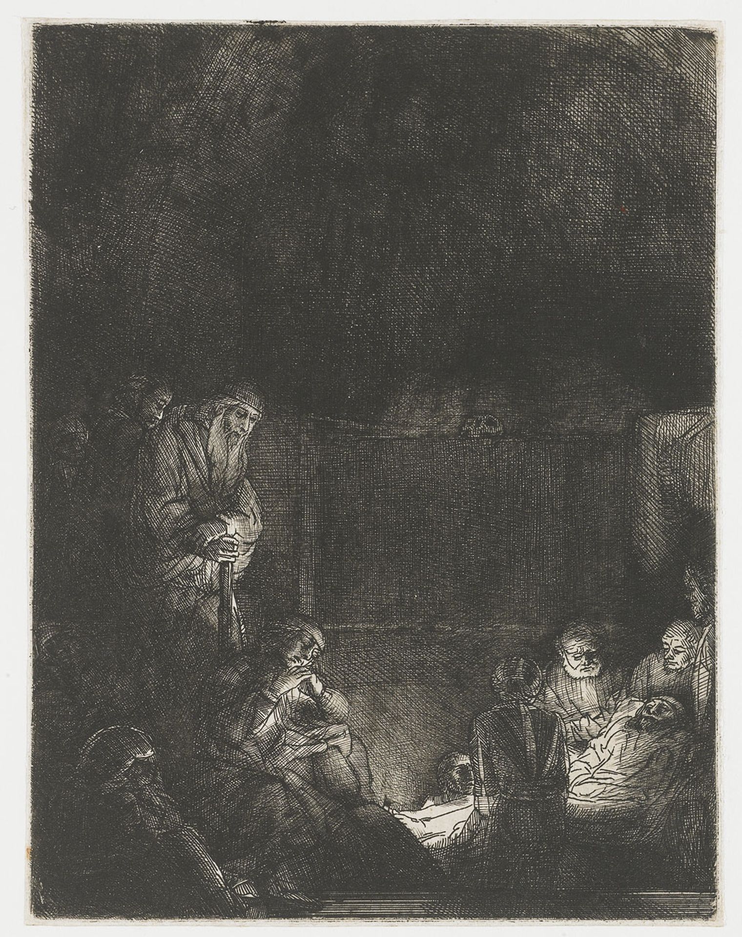 The entombment by Rembrandt van Rijn