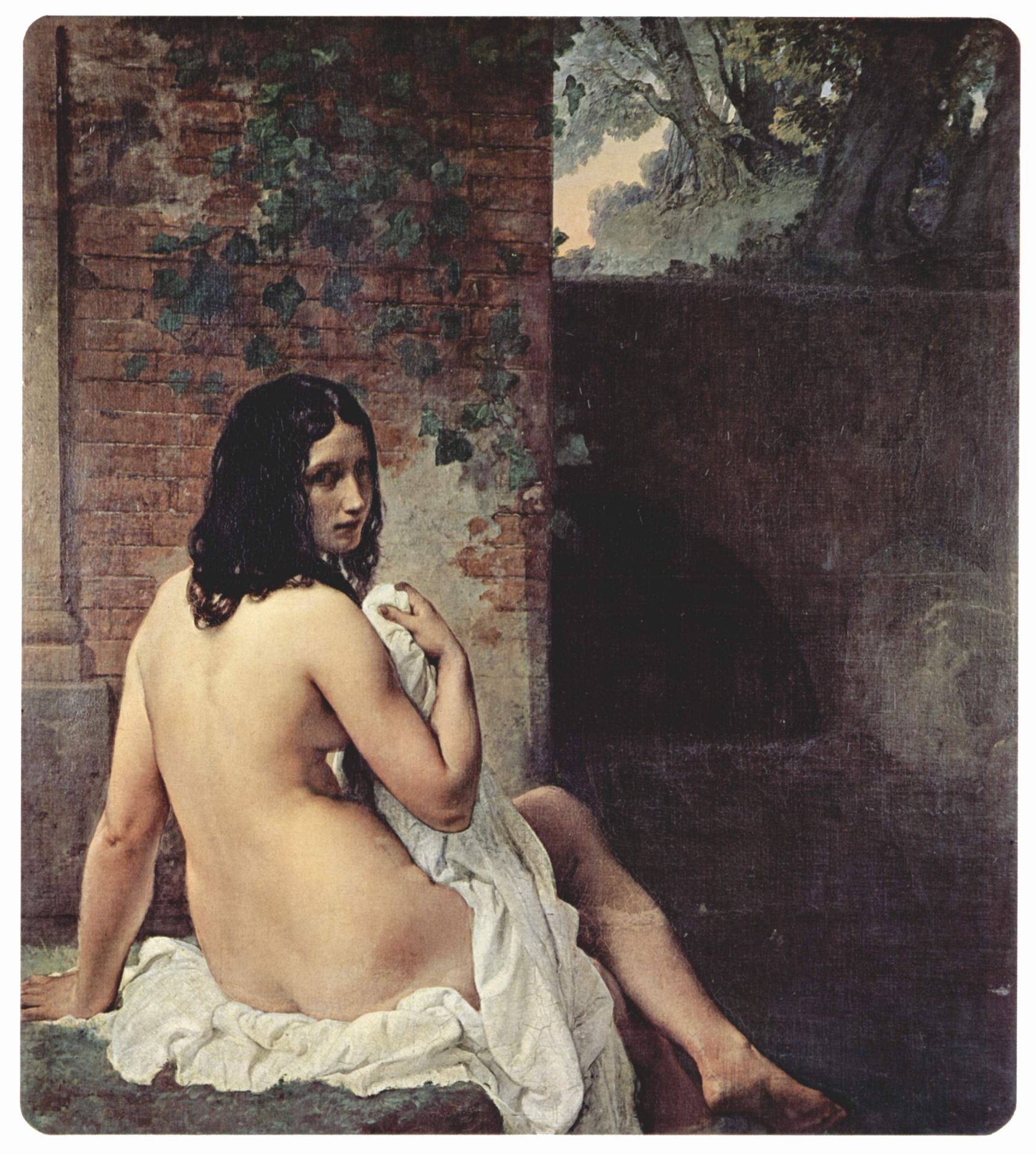 Susanna at her Bath (2nd version) by Francesco Hayez