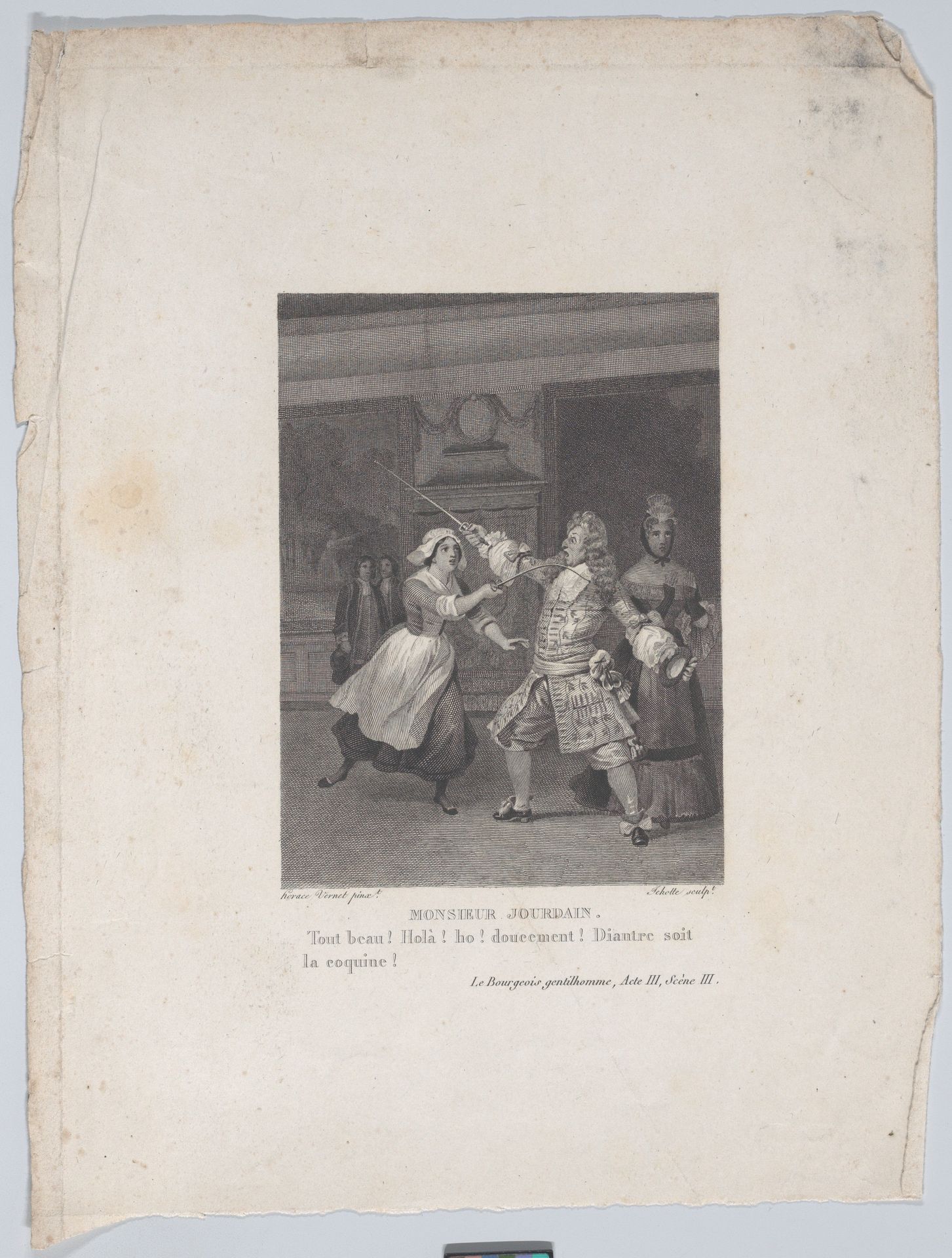 Monsieur Jourdain by Horace Vernet