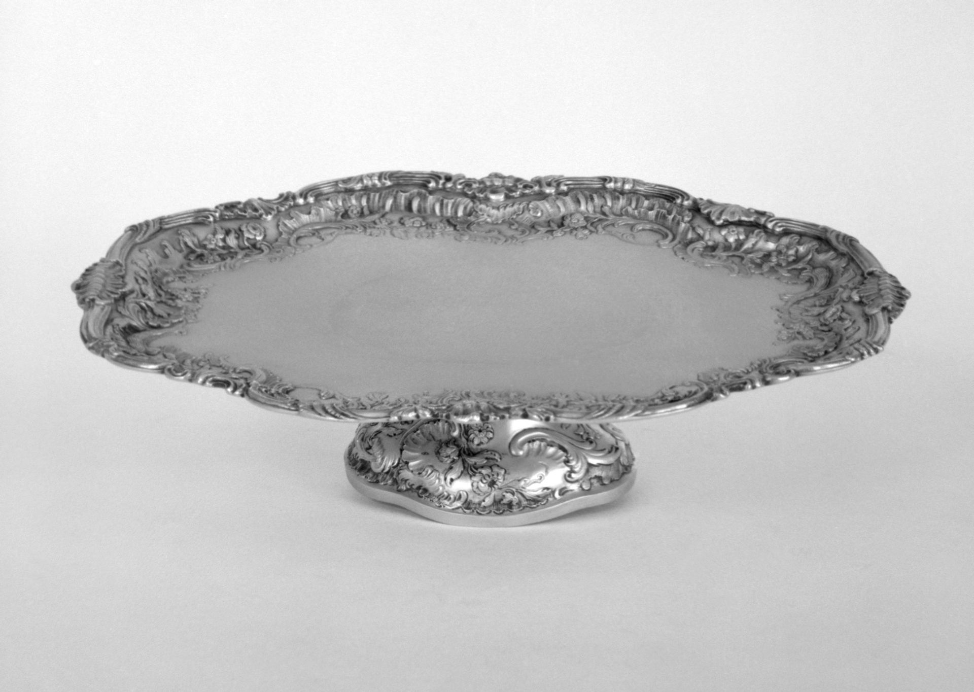 Oval salver by Johann Martin Satzger I
