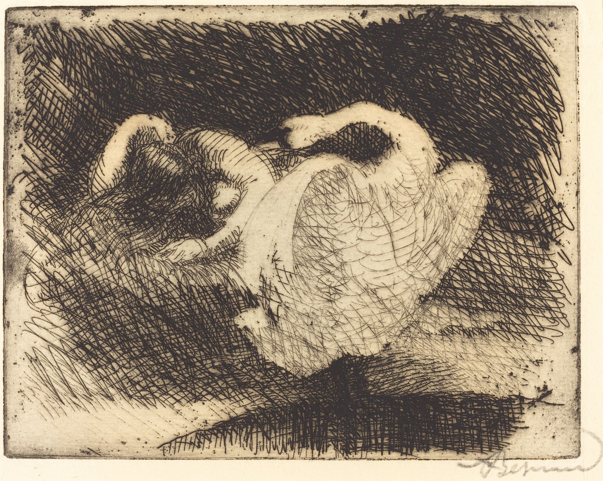 Leda Sleeping by Paul-Albert Besnard