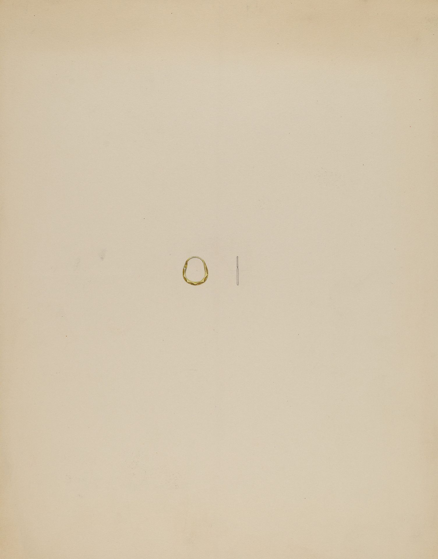 Child's Earring by Isidore Steinberg