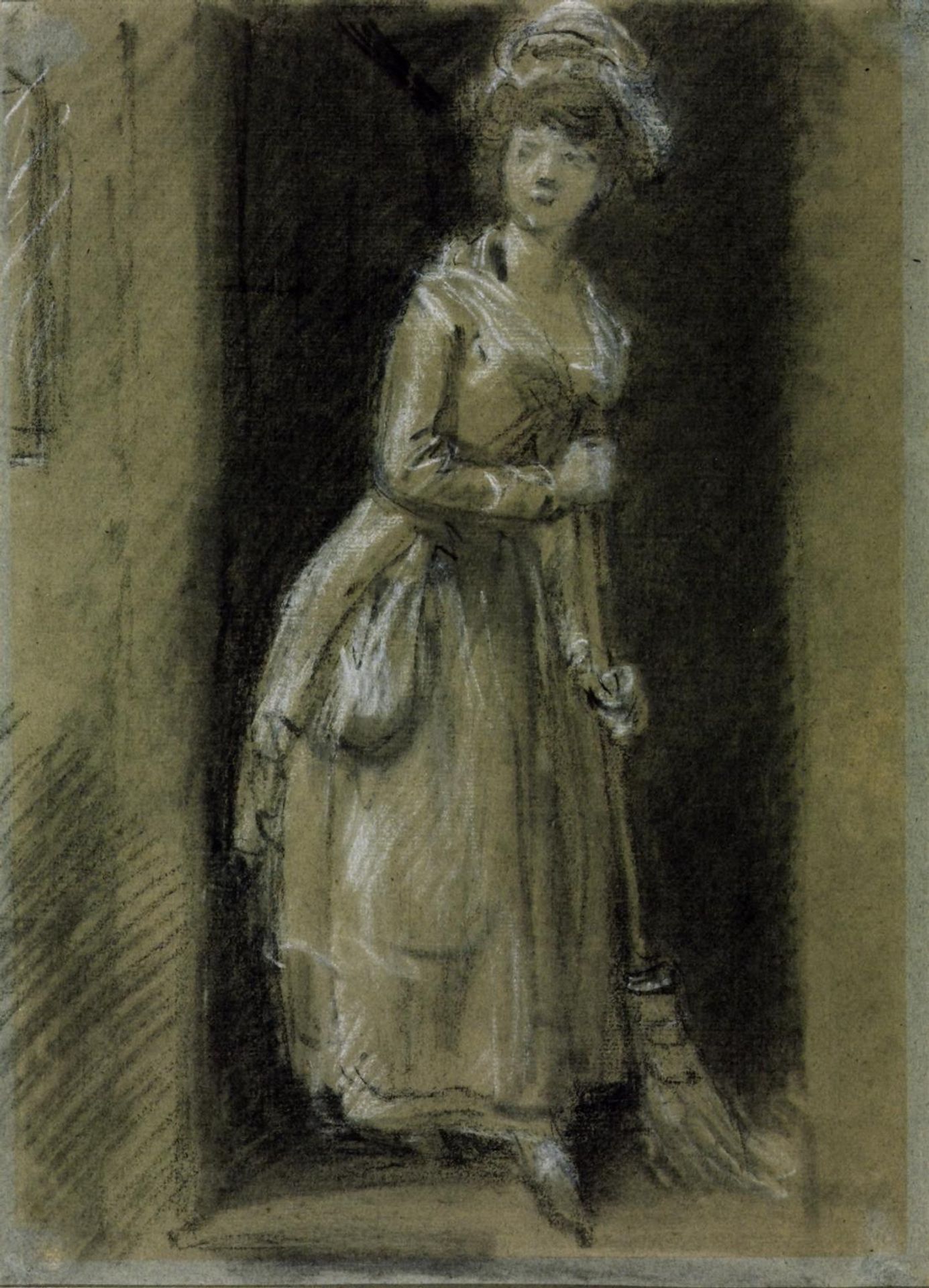 Figure Study for ‘The Housemaid’ by Thomas Gainsborough