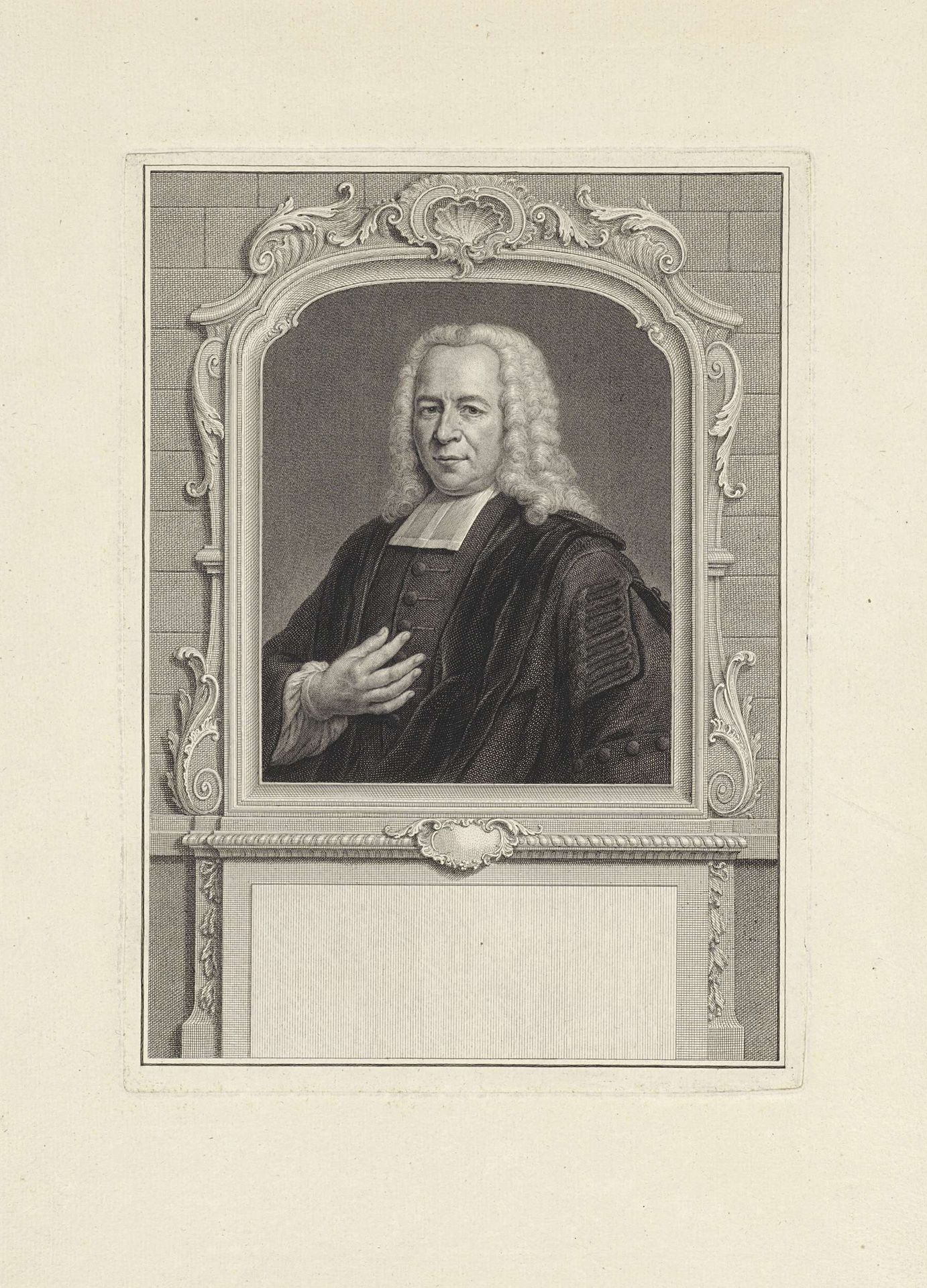 Portret van Willem van Irhoven by Pieter Tanjé