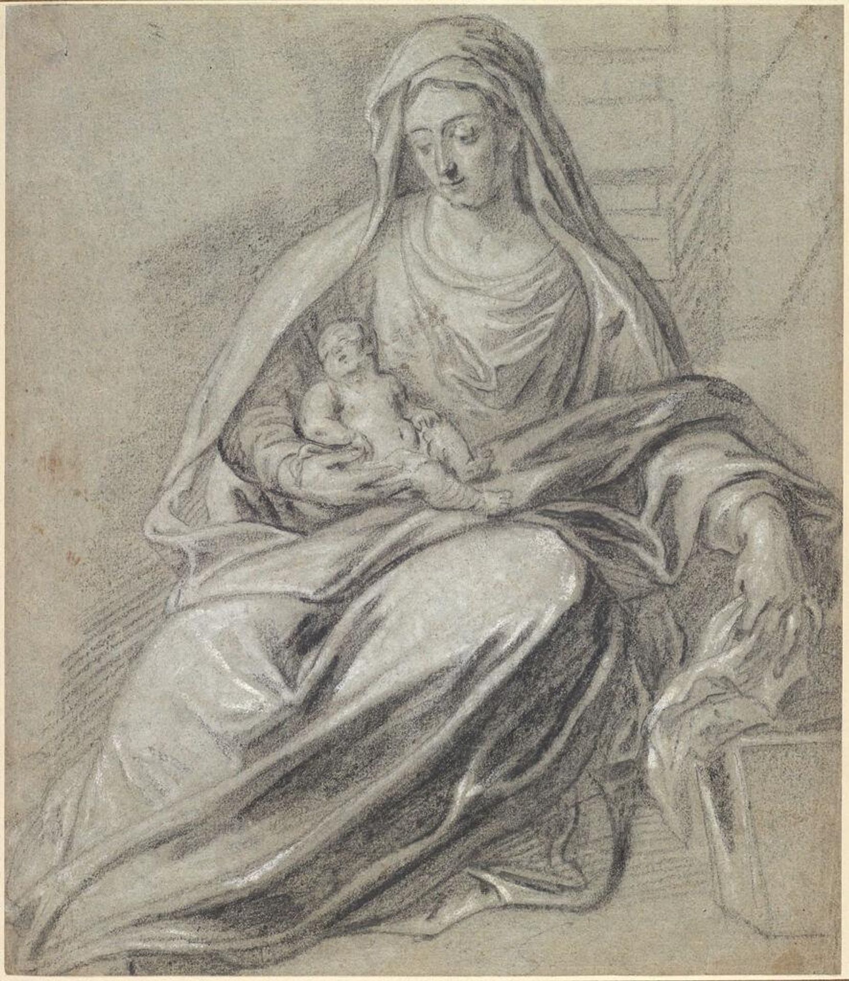 Madonna and Child by Erasmus Quellinus