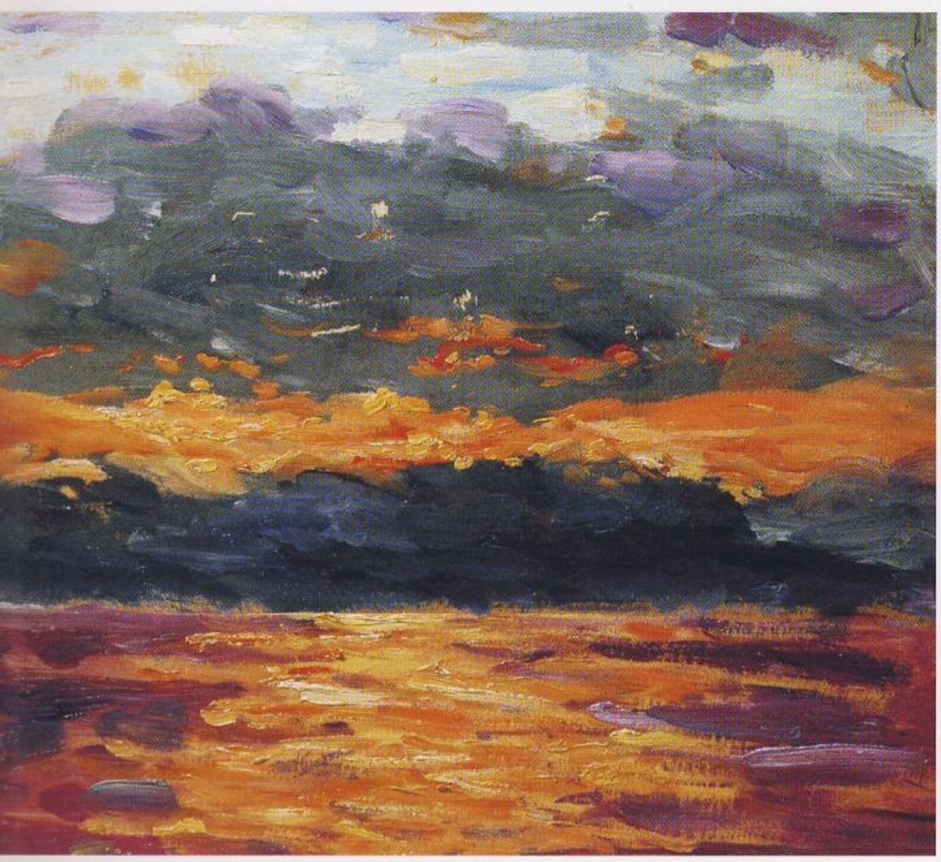Sunset over the Sea by Winston Churchill