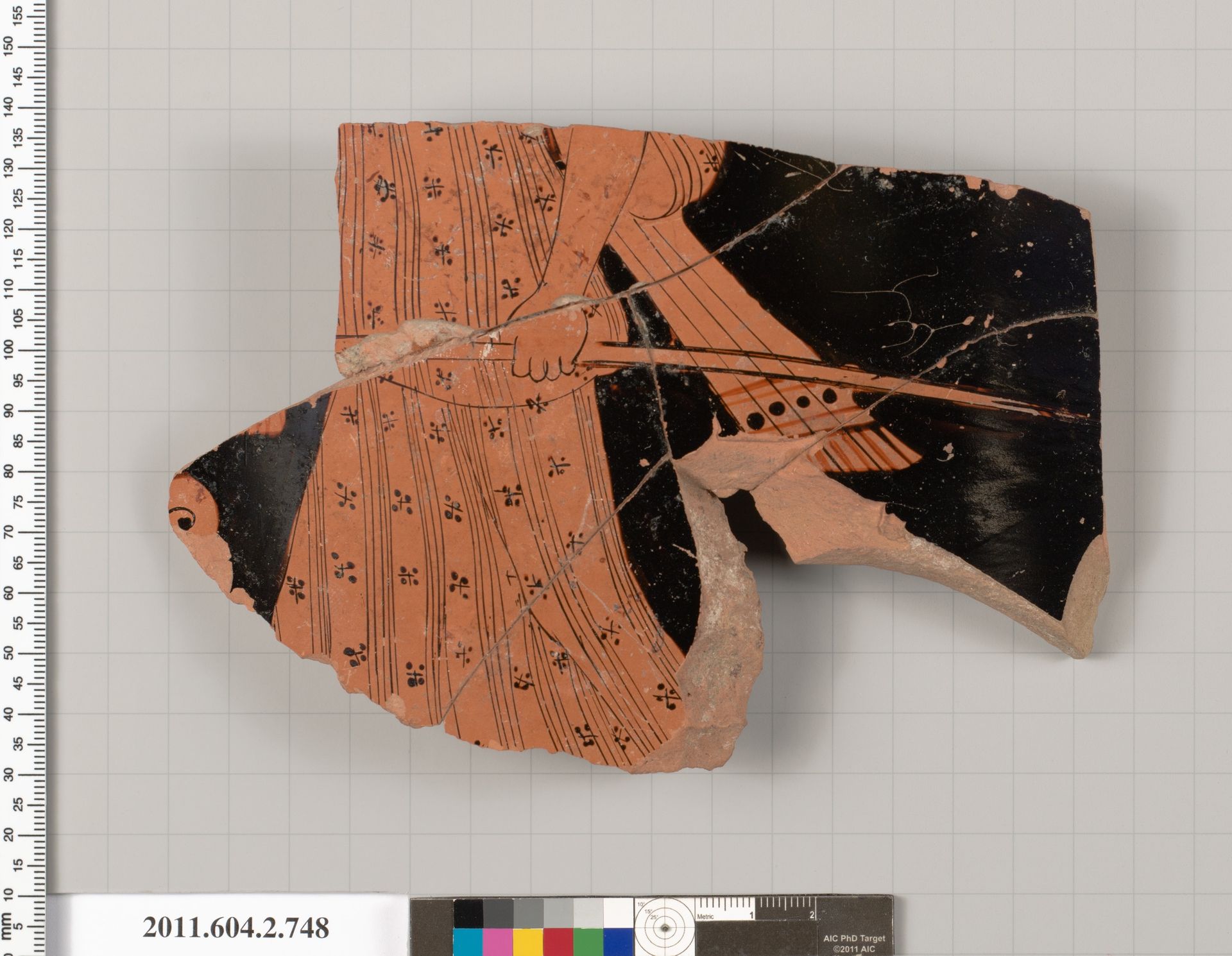 Terracotta fragment of a calyx-krater (bowl for mixing wine and water) by Anonymous