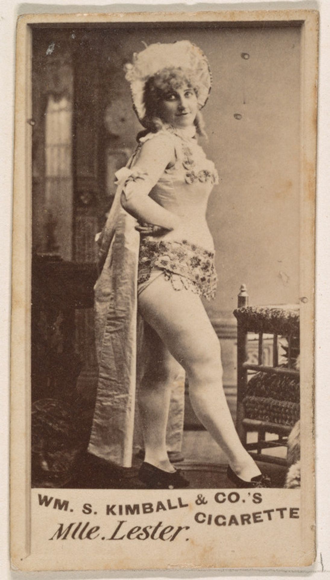 Mlle. Lester, from the Actresses series (N203) issued by Wm. S. Kimball & Co. by William S. Kimball & Company