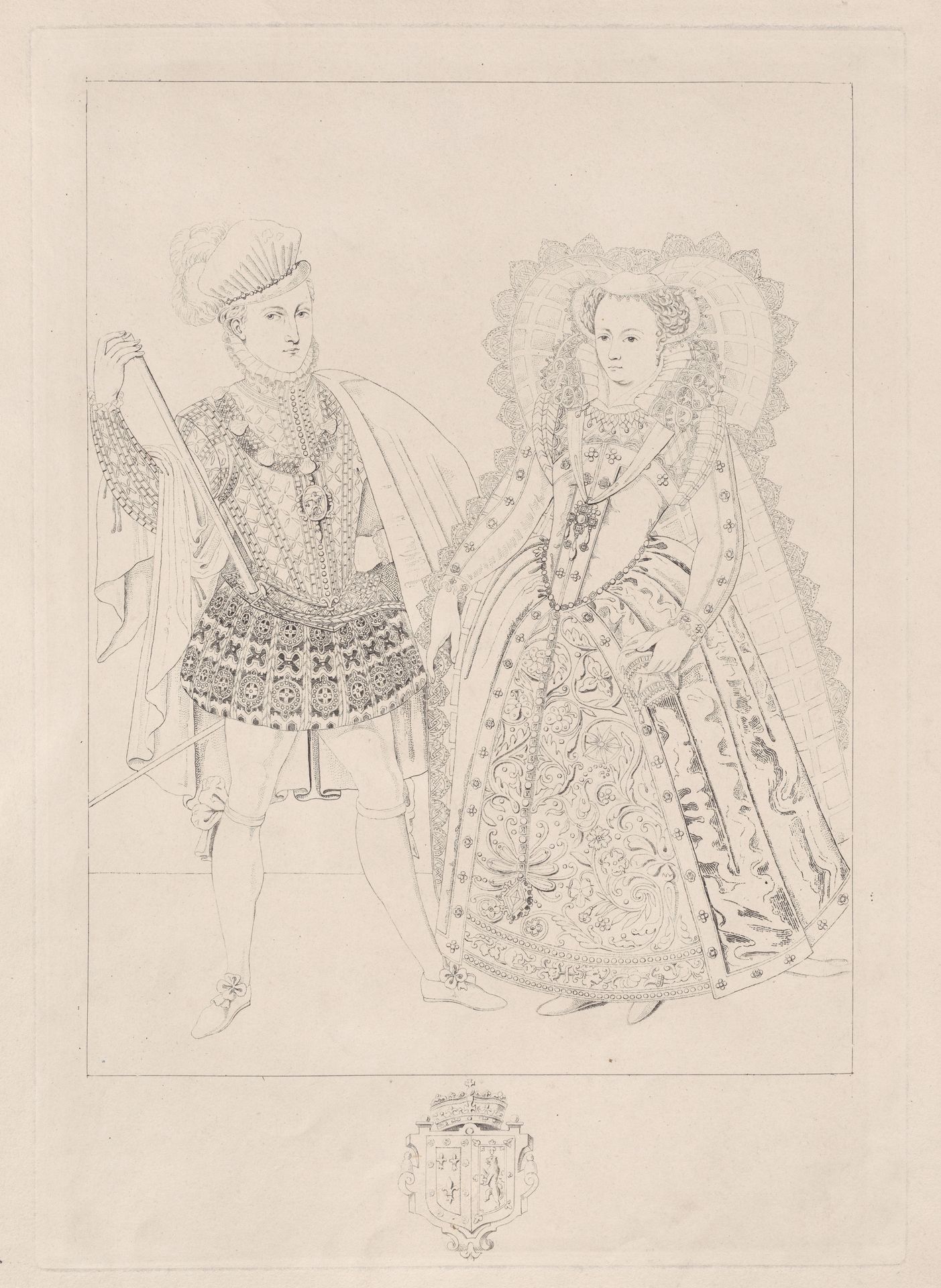 Mary, Queen of Scots and Lord Darnley by Robert Dunkarton