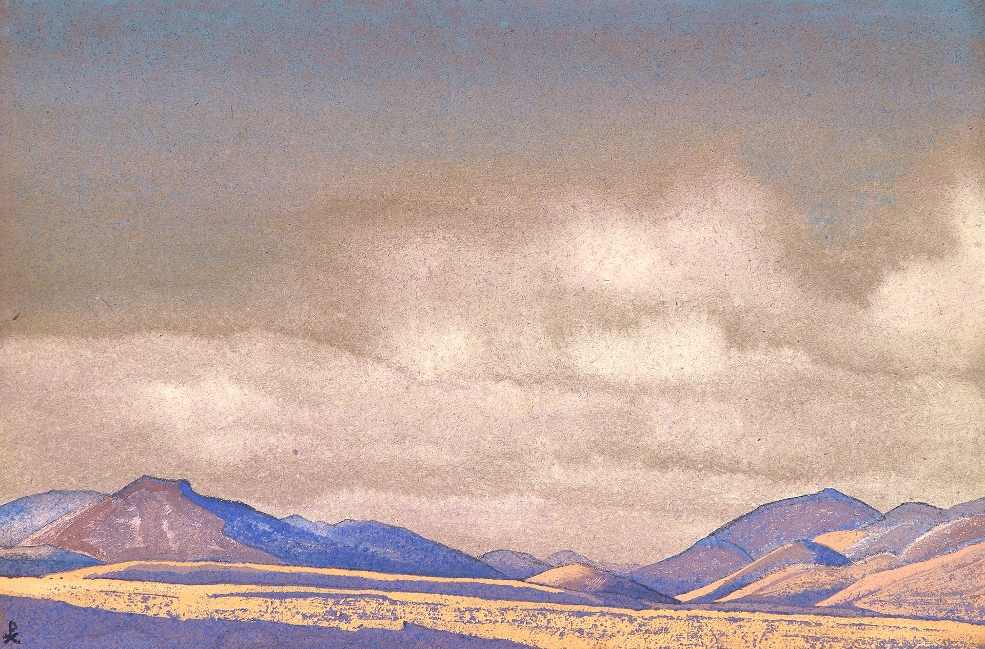 Mongolia. Chakhar hills. by Nicholas Roerich