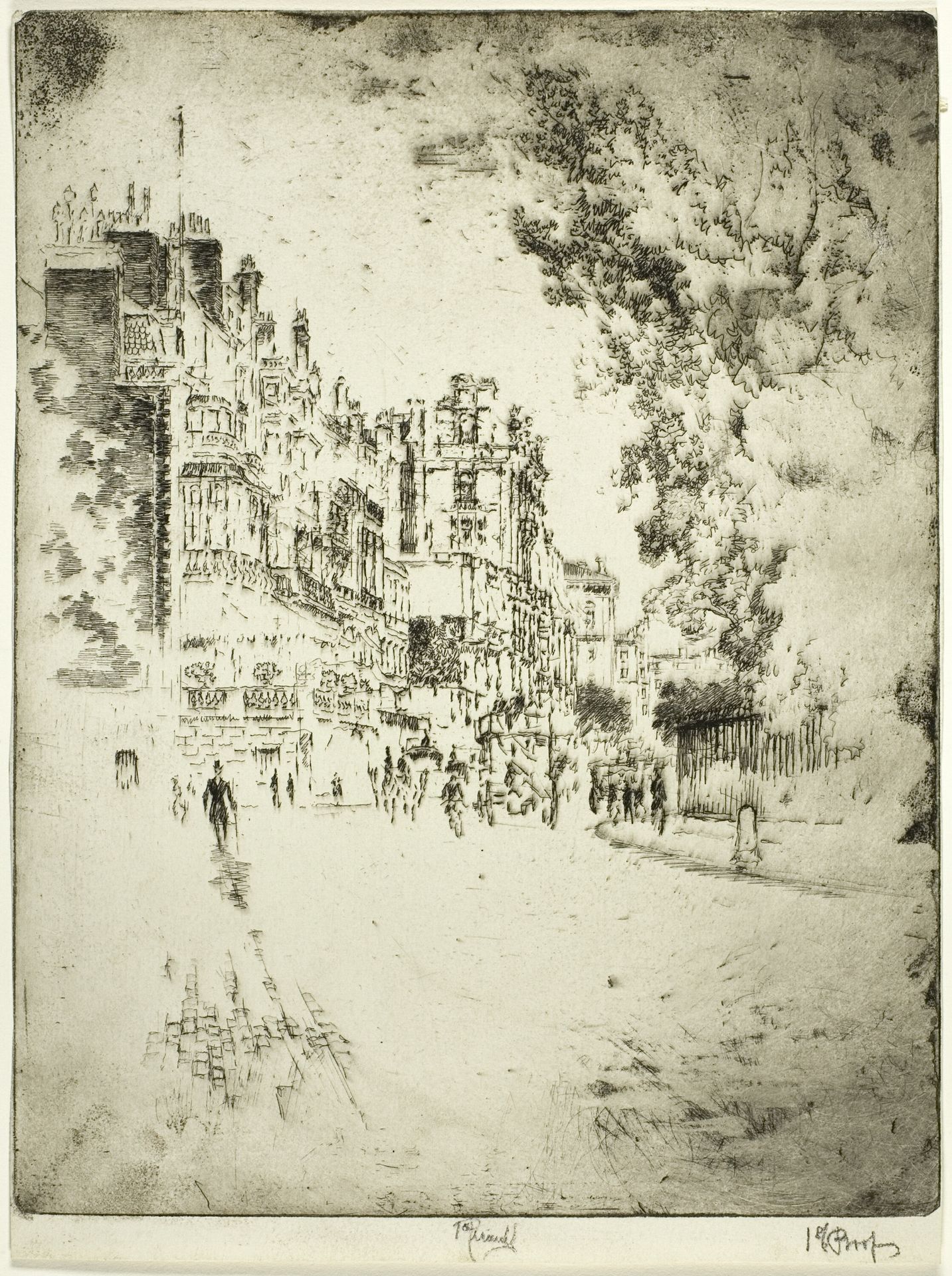 Park Lane by Joseph Pennell