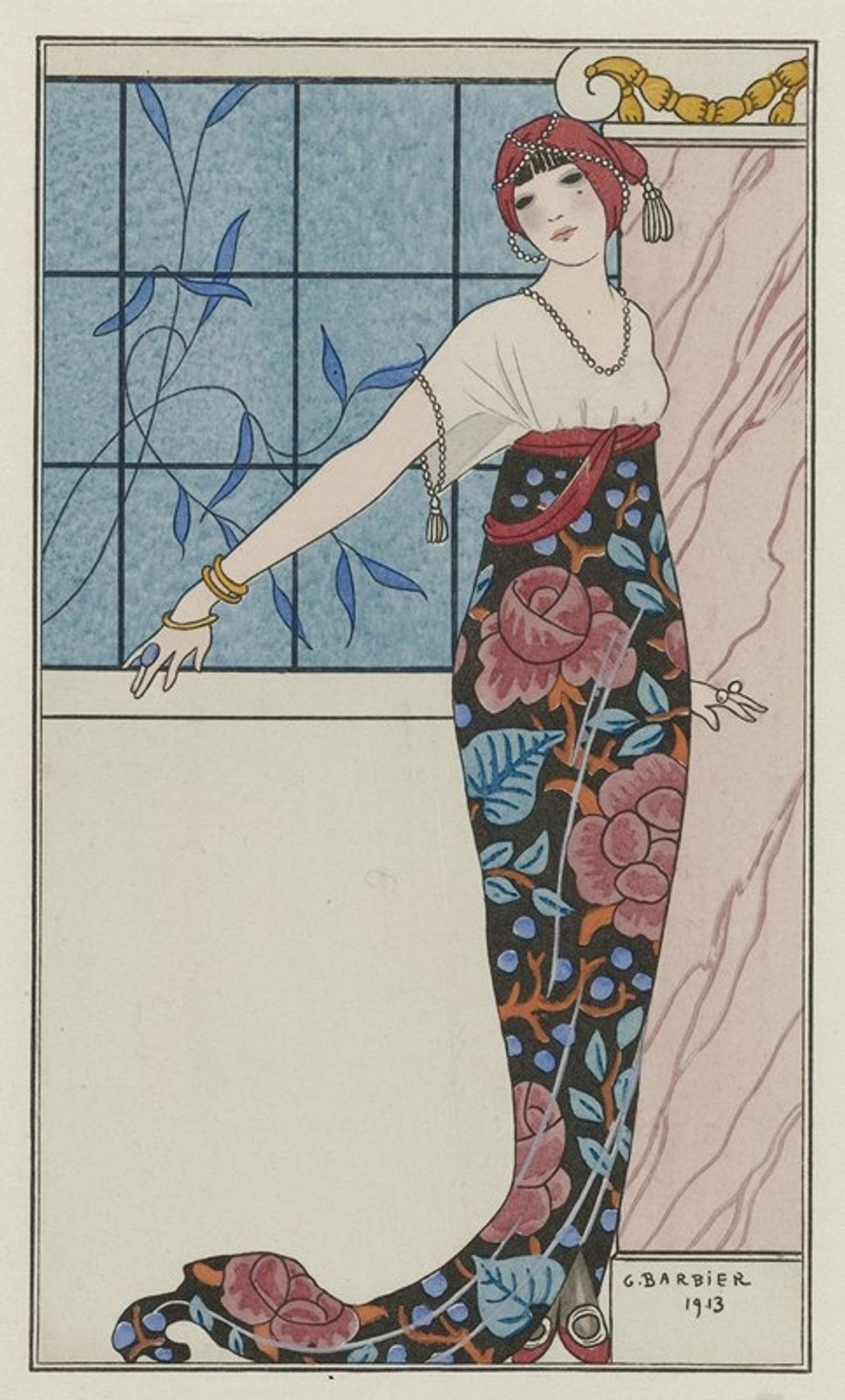 Grande robe du soir, by George Barbier