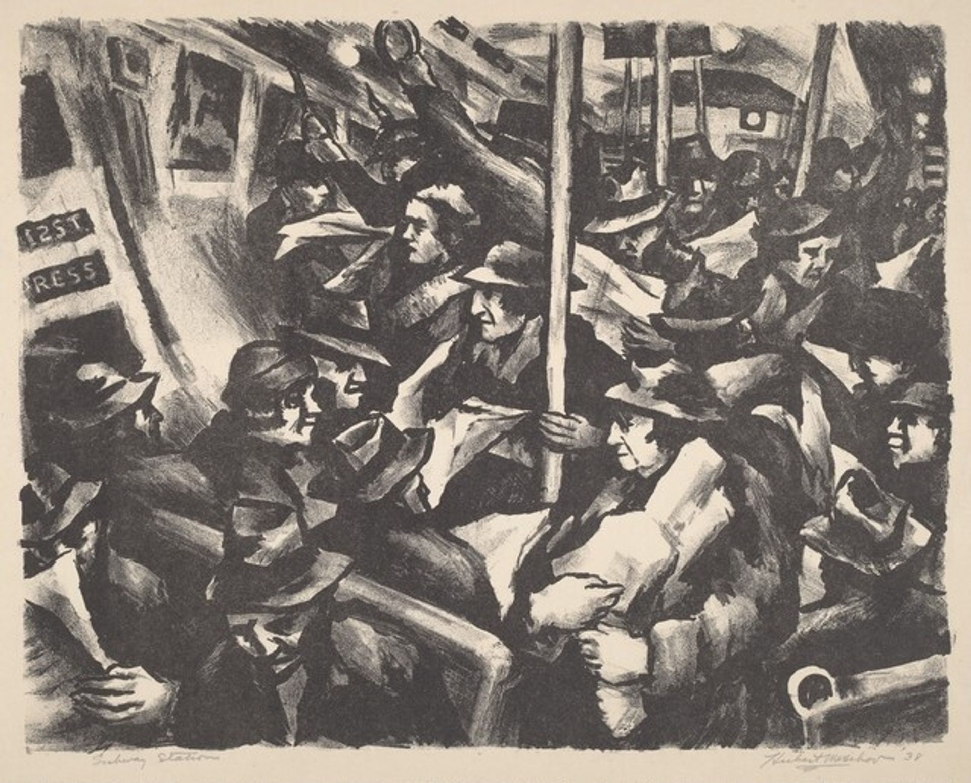 Subway Station by Hugh Mesibov