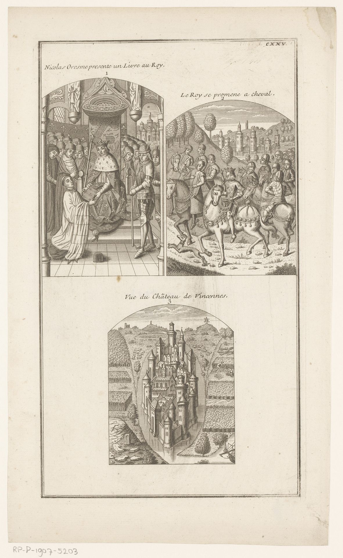 Drie scènes uit het leven van koning Karel V by Dominique Sornique