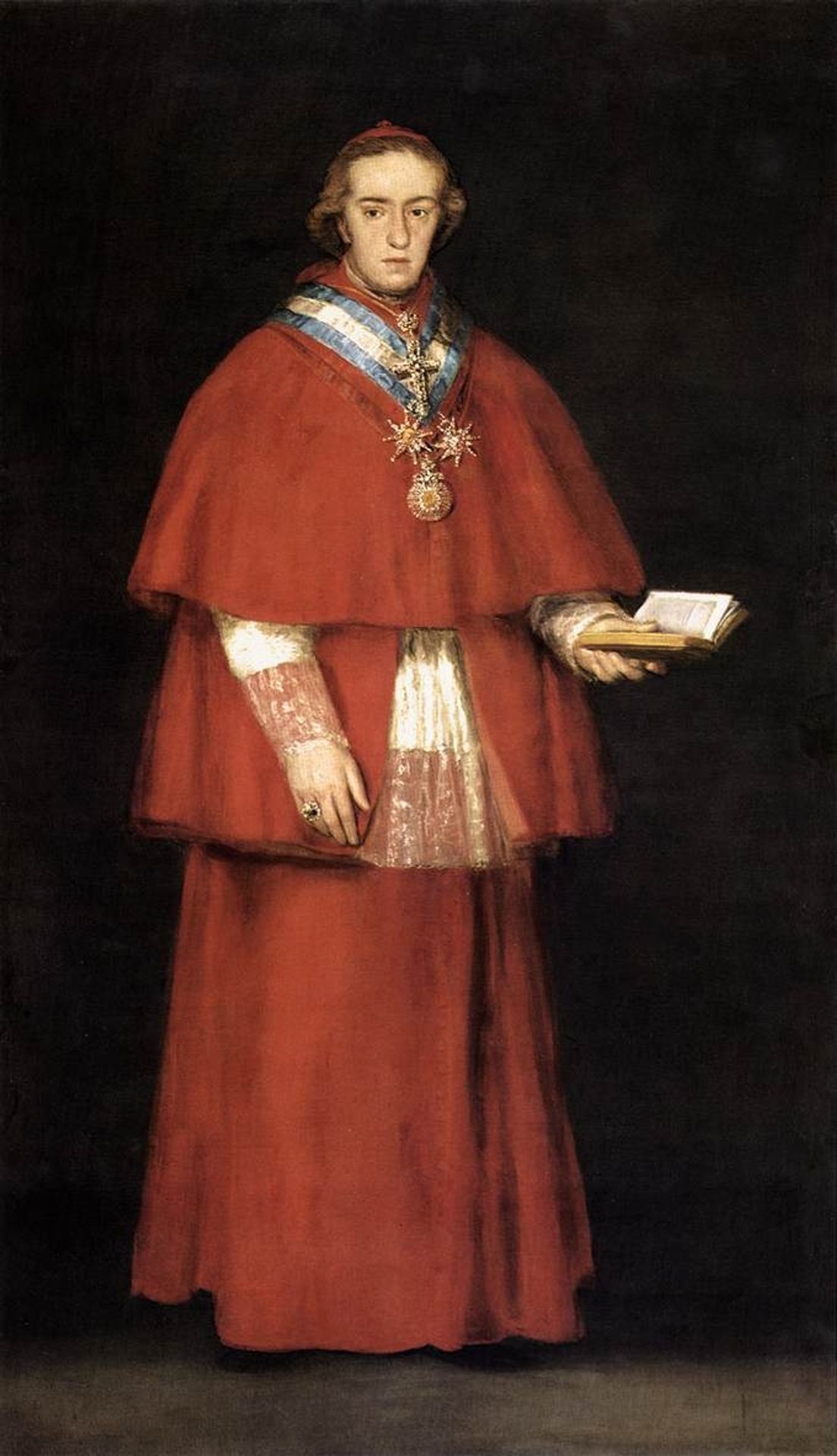 Cardinal Luis Maria de Borbon y Vallabriga by Francisco de Goya