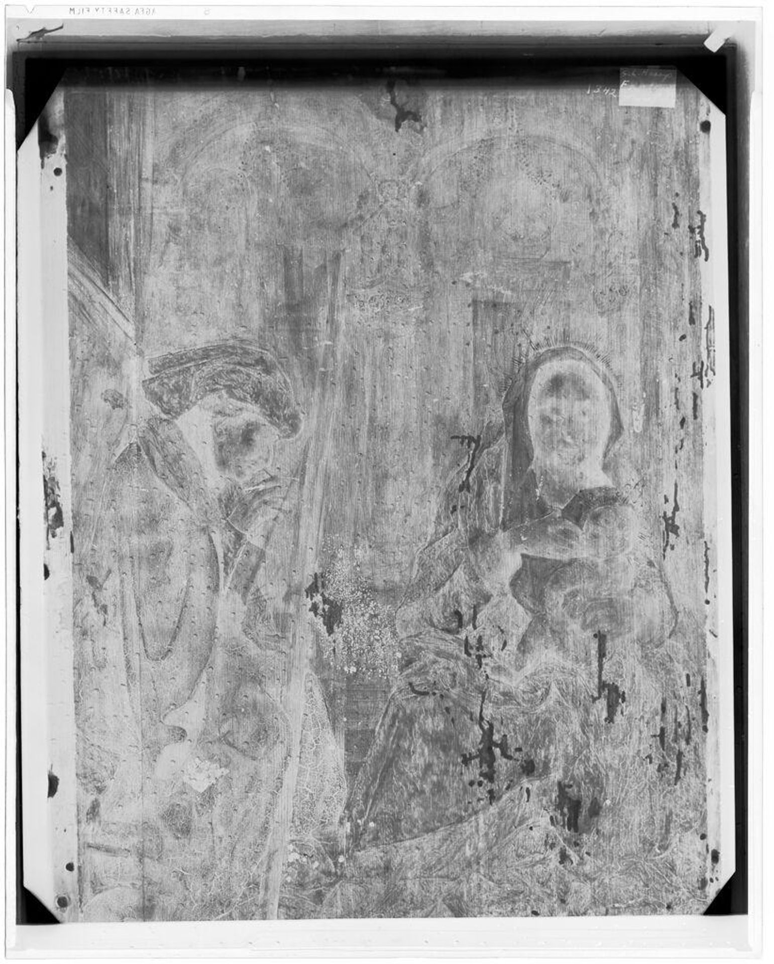 X-radiograph(s) of "St. Luke Painting the Virgin" by Anonymous