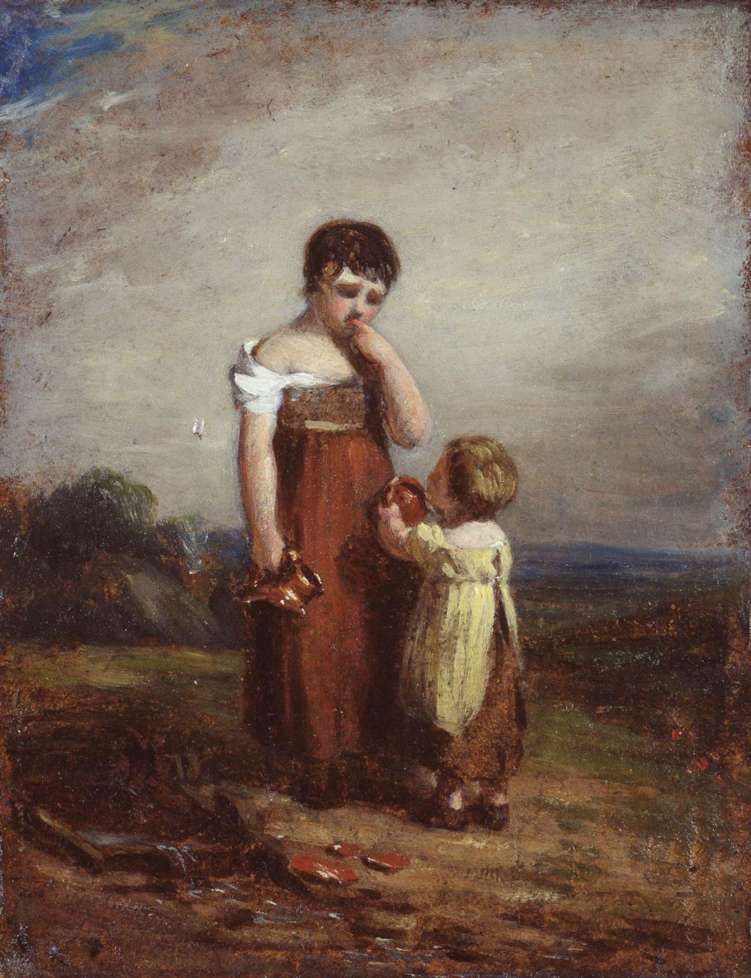 The Broken Pitcher by  William Frederick Witherington