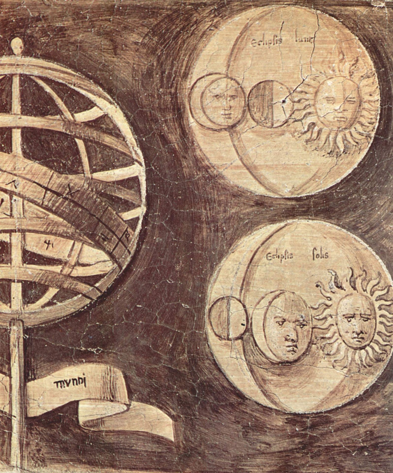 Globe, moon, sun (astronomy) by Giorgione