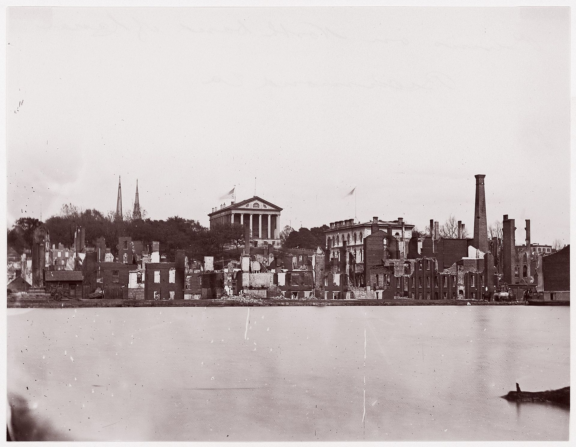 Ruins on North Bank of Canal, Richmond by Alexander Gardner