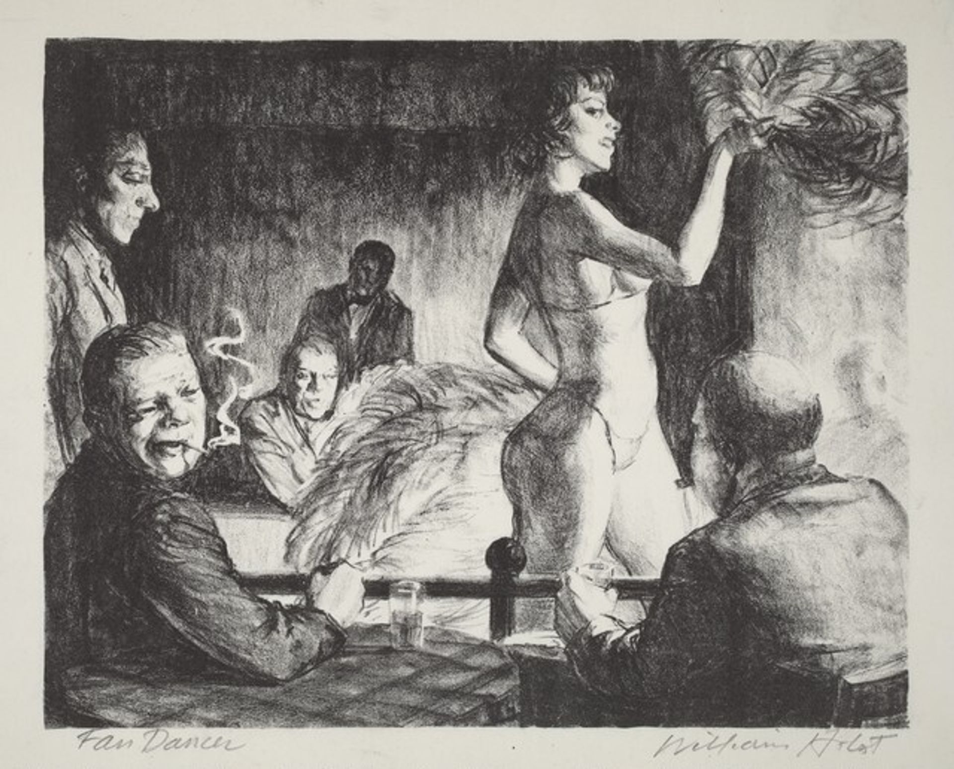 Fan Dancer by William H. Holst