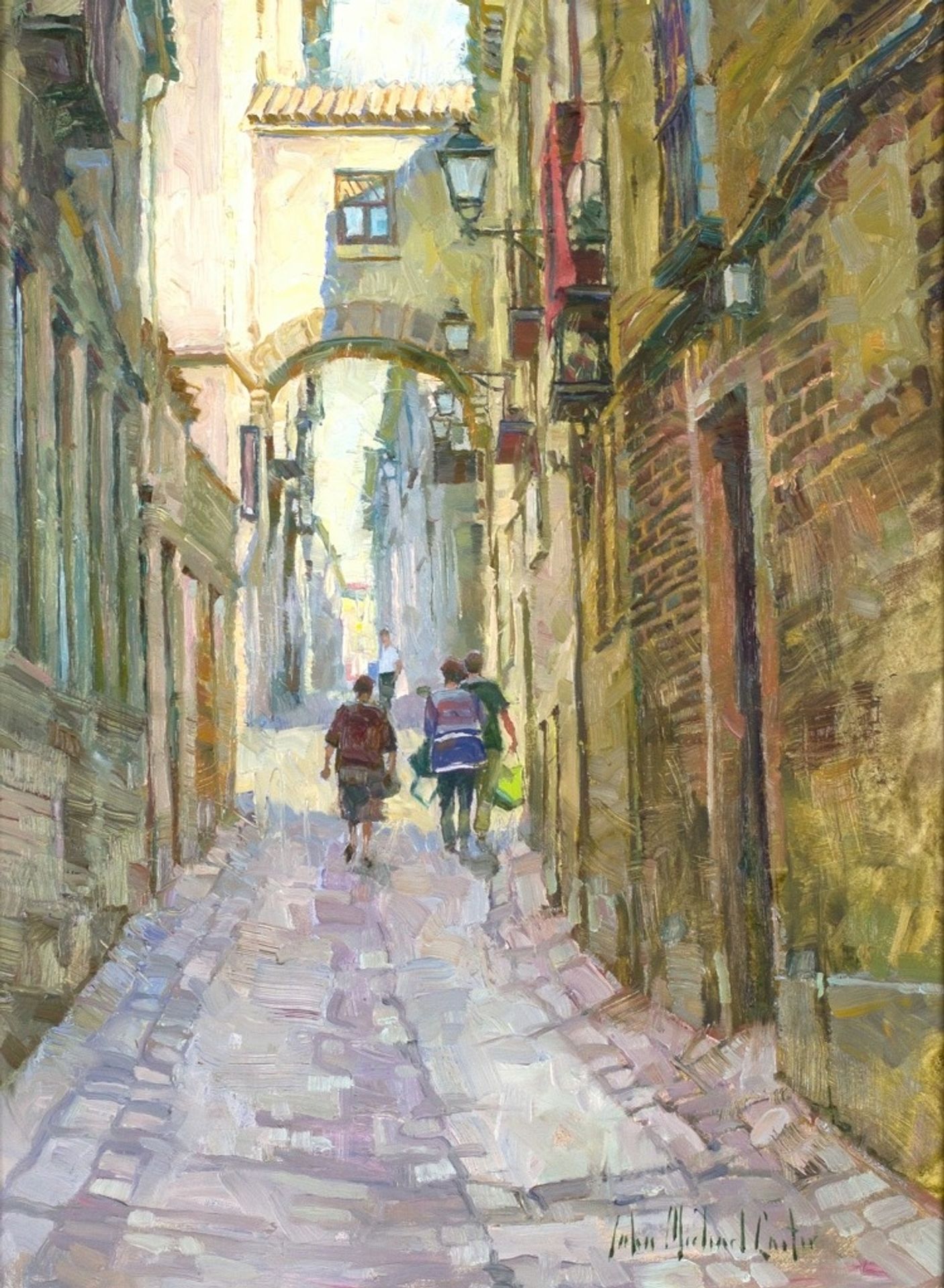 Strolling in Toledo by John Michael Carter