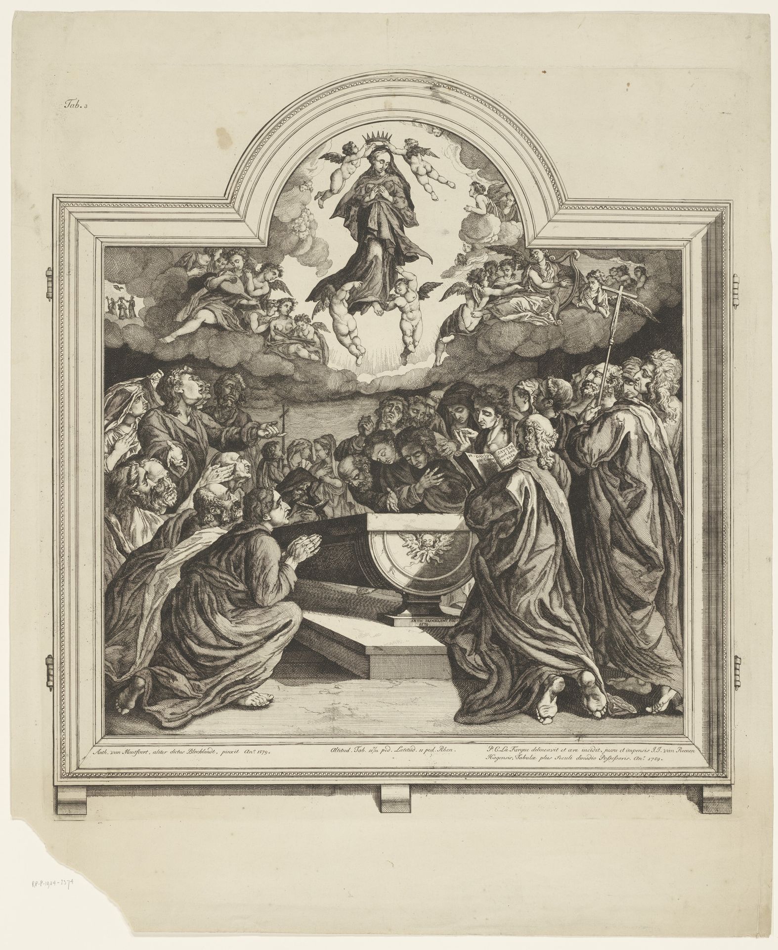 Hemelvaart van Maria by Paulus Constantijn la Fargue