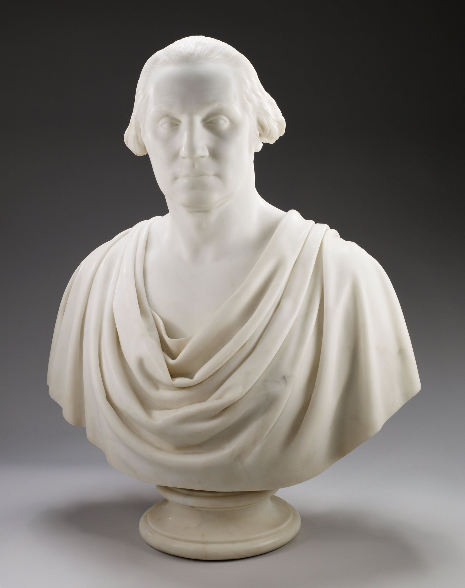 Bust of George Washington by Hiram Powers