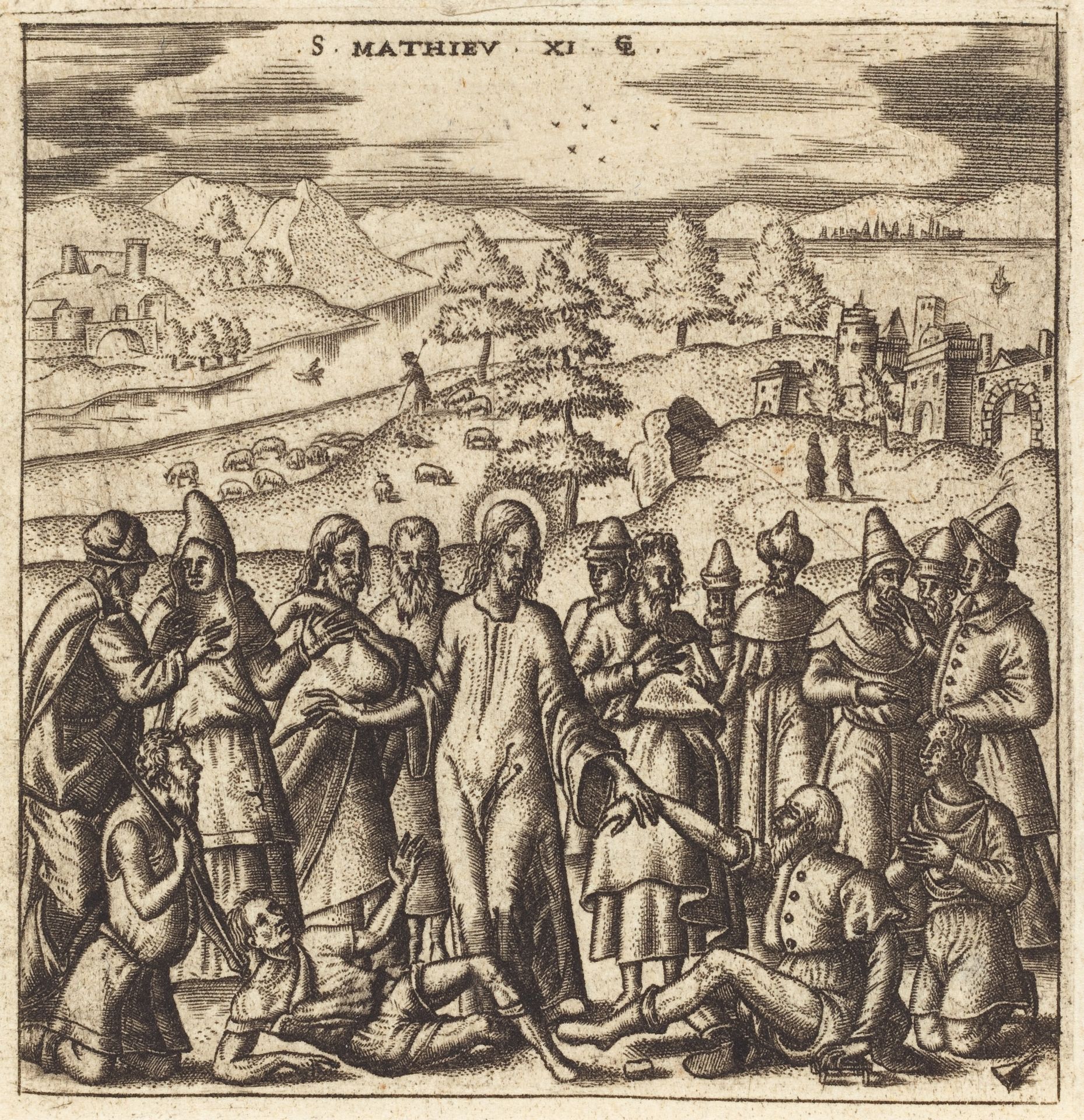 Christ Healing the Sick by Léonard Gaultier
