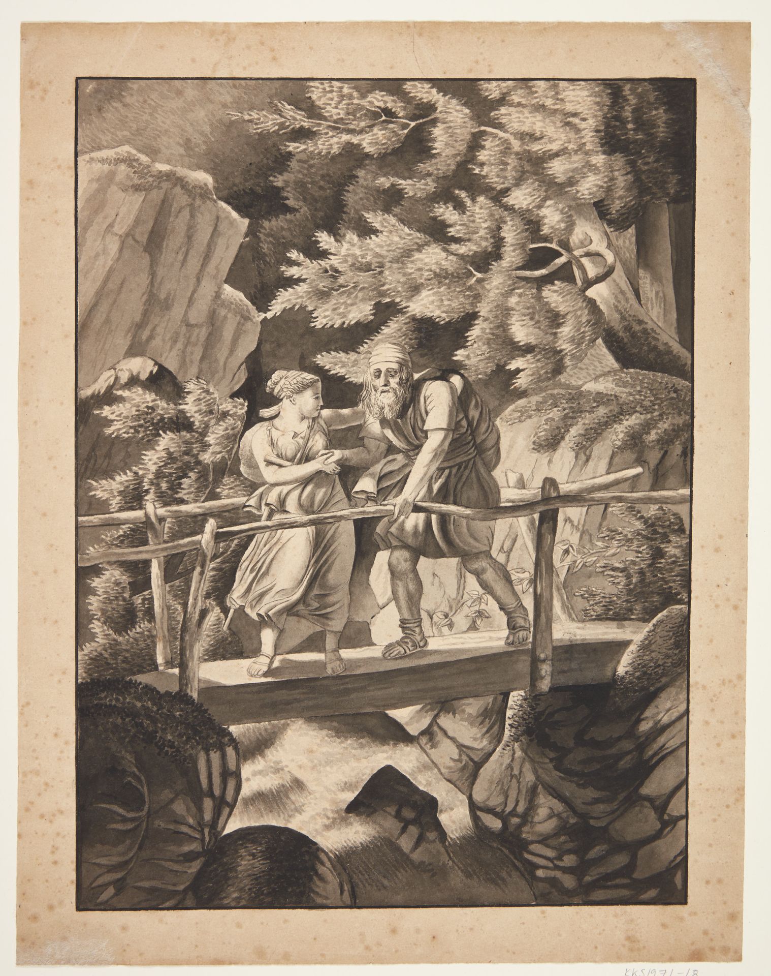 Ossian-motiv (?) by Mary Sophie Clarck