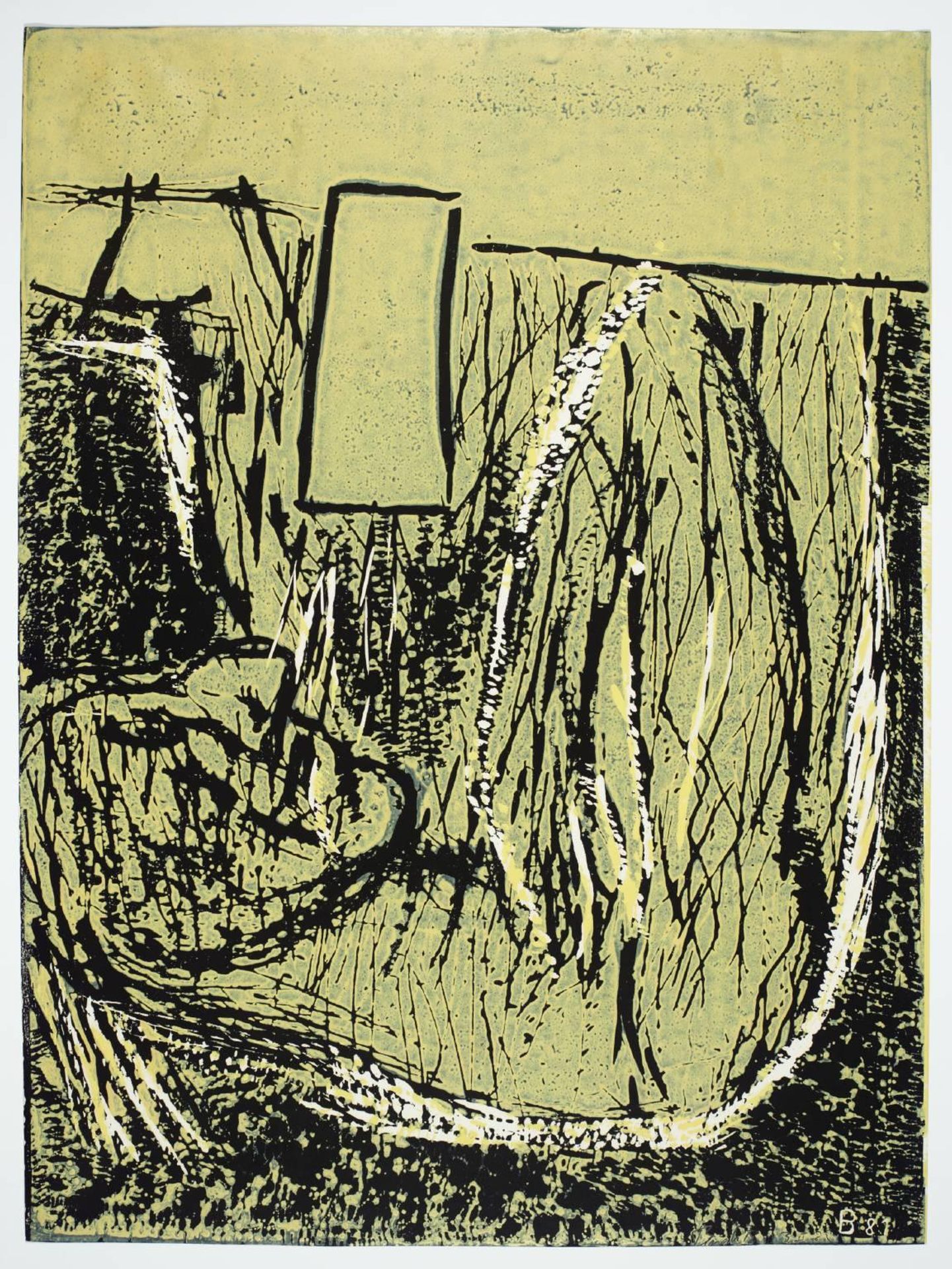 Drinker by Georg Baselitz