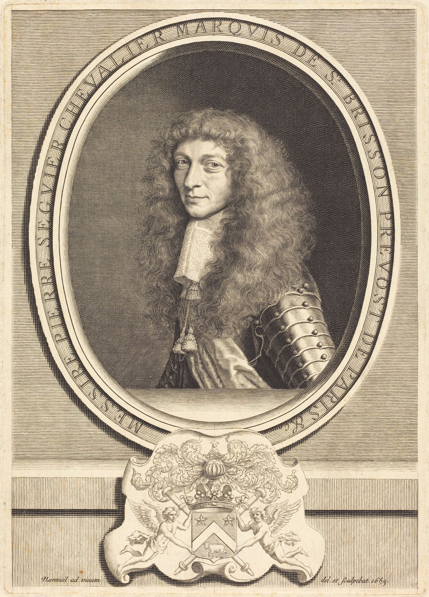 Pierre Seguier, Marquis de Saint-Brisson by Robert Nanteuil