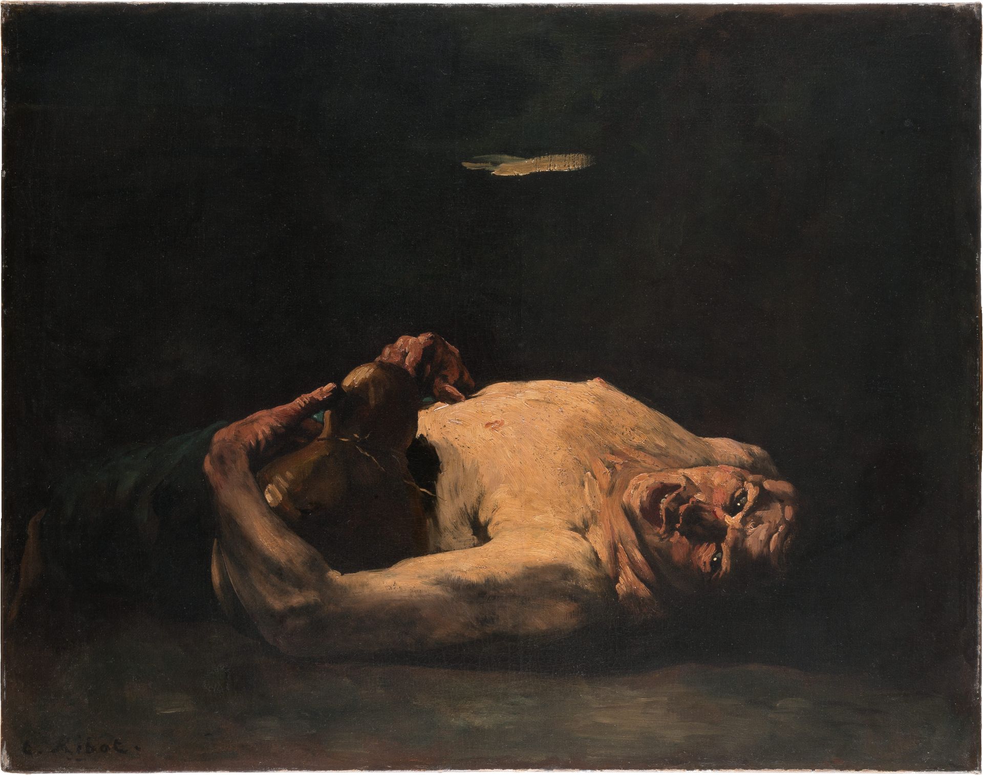 The Empty Bottle by Theodule Ribot