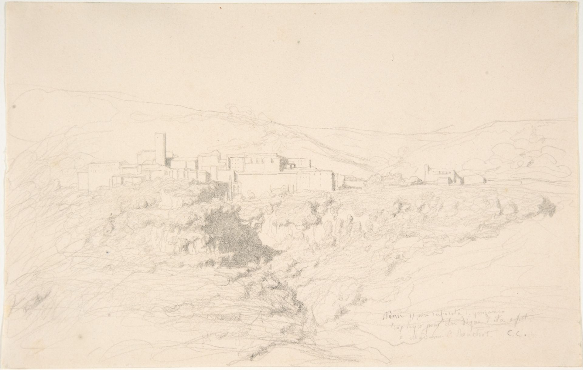 View of Nemi by Camille Corot
