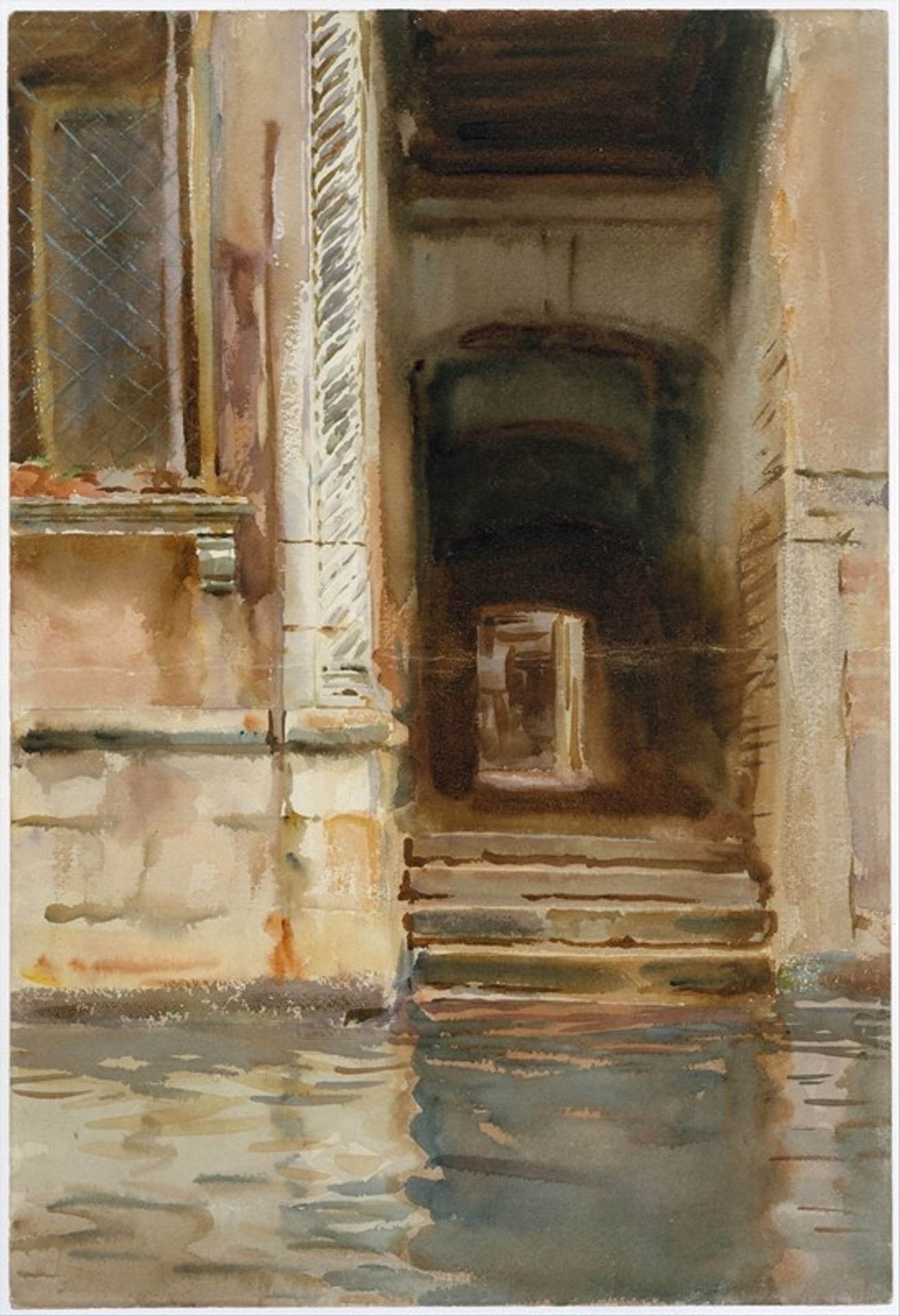Venetian Passageway by John Singer Sargent