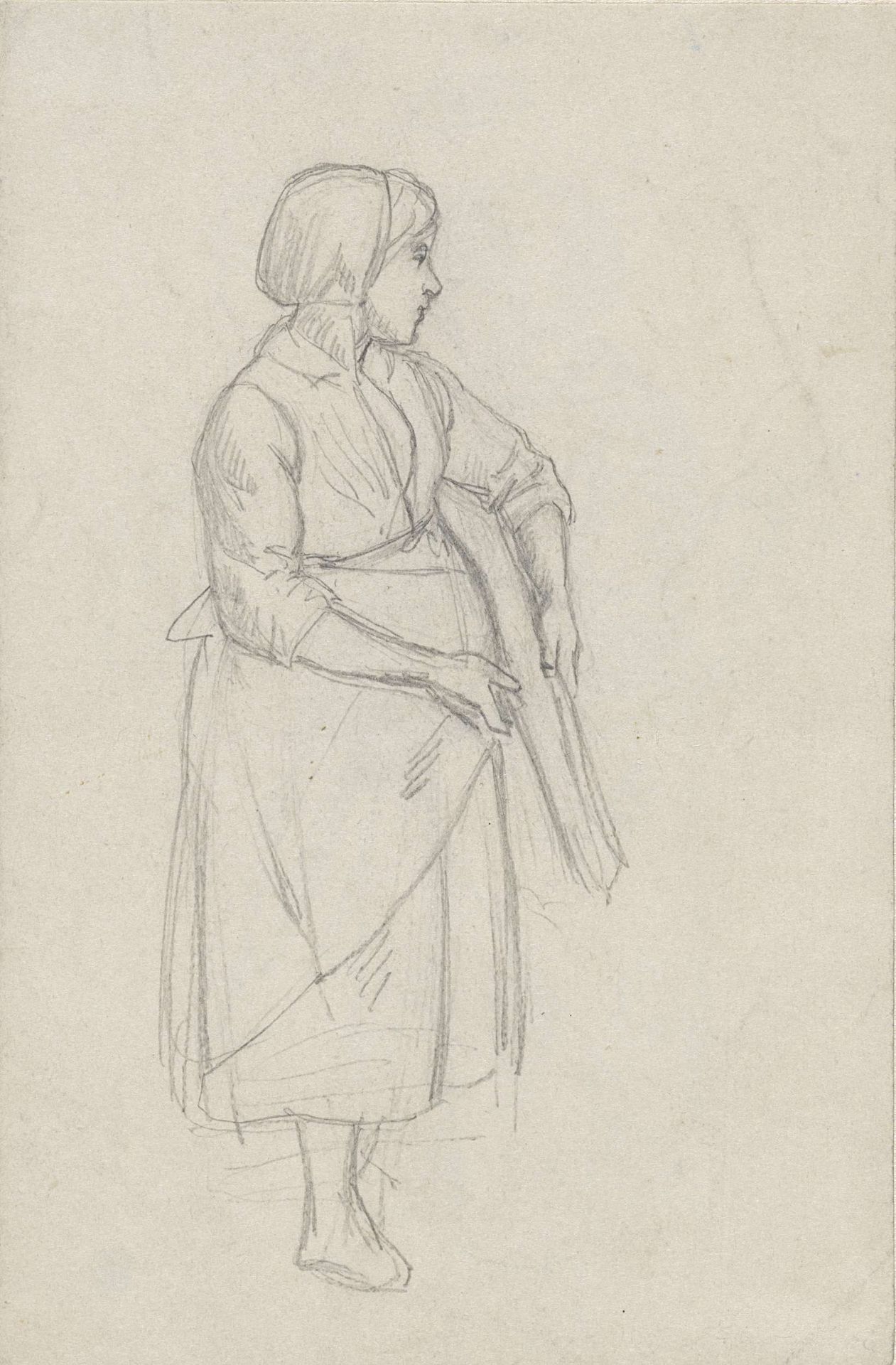 Schets van een meisje by Philip Sadée
