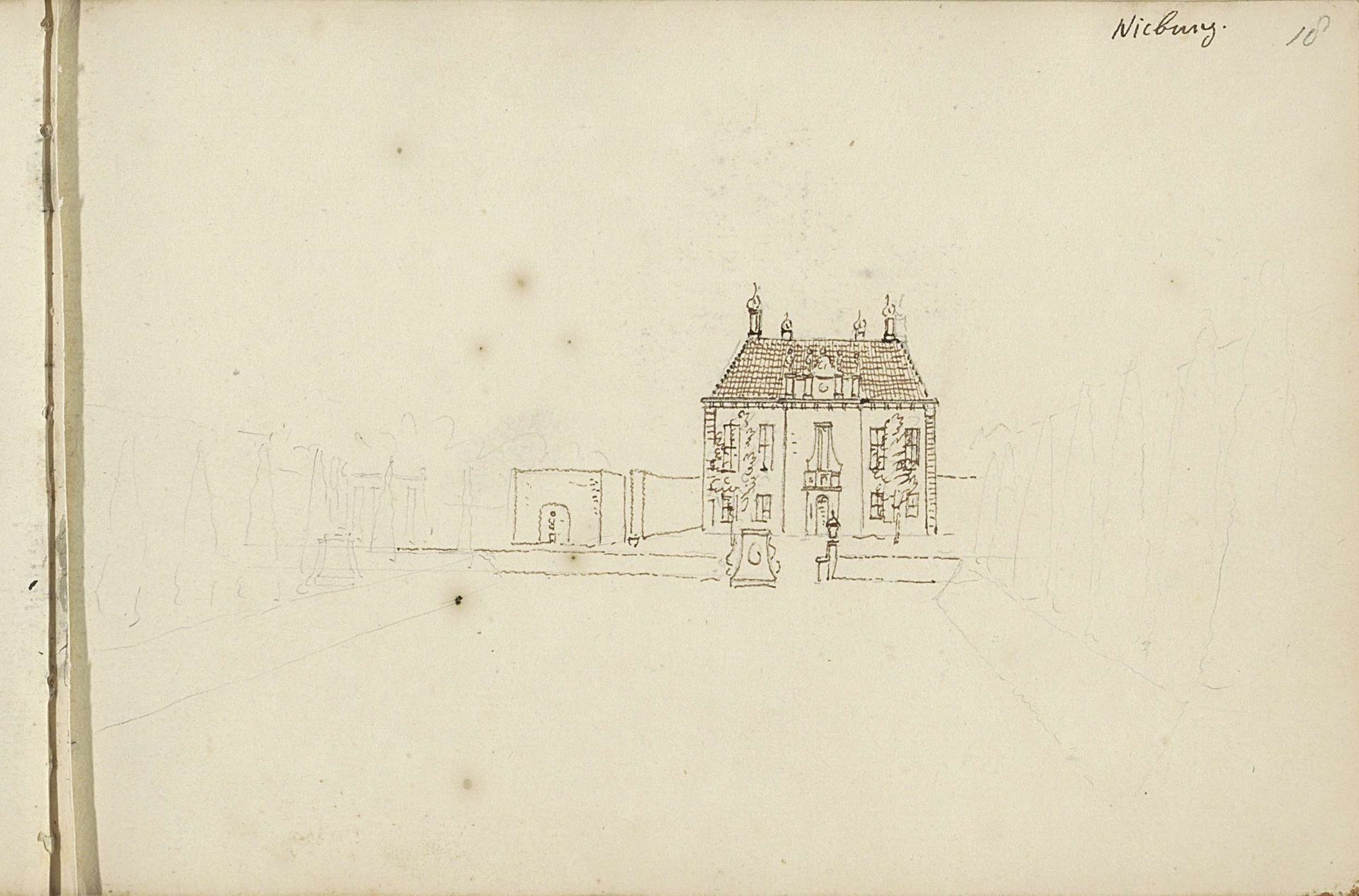 Landgoed Nijenburg te Heiloo by Abraham Meyling