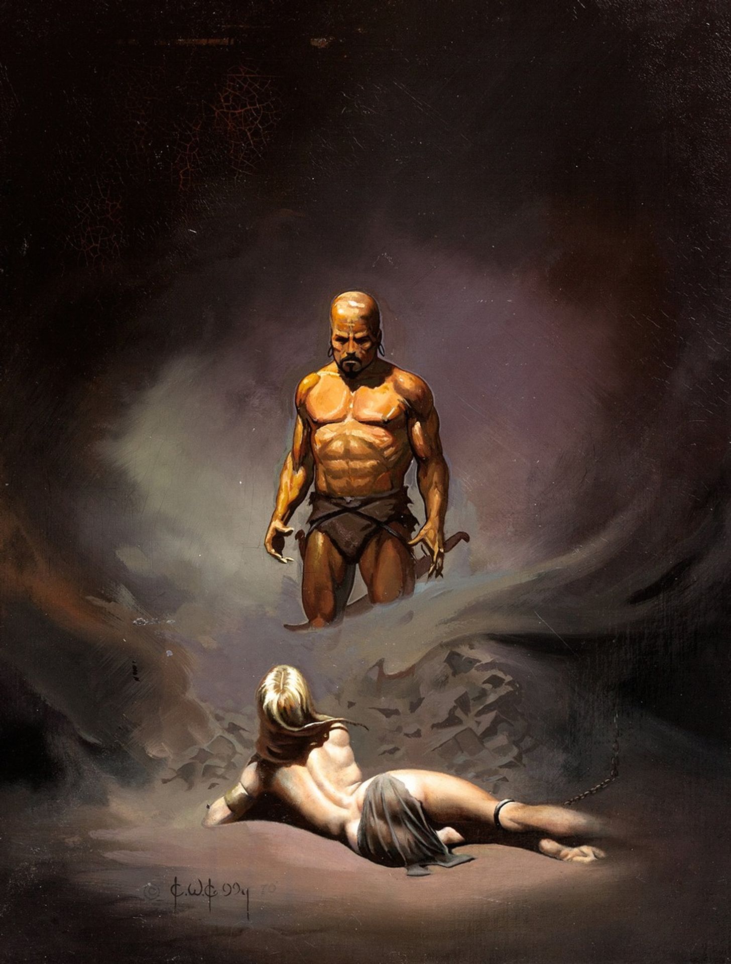 Eerie #29 Cover by Ken Kelly
