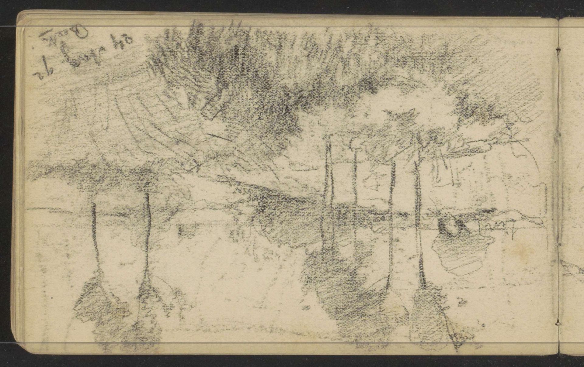 Landschap bij Beek by Willem Cornelis Rip