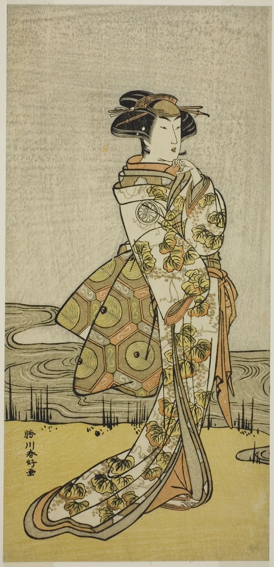 The Actor Segawa Kikunojo III in an Unidentified Role by Katsukawa Shunkō