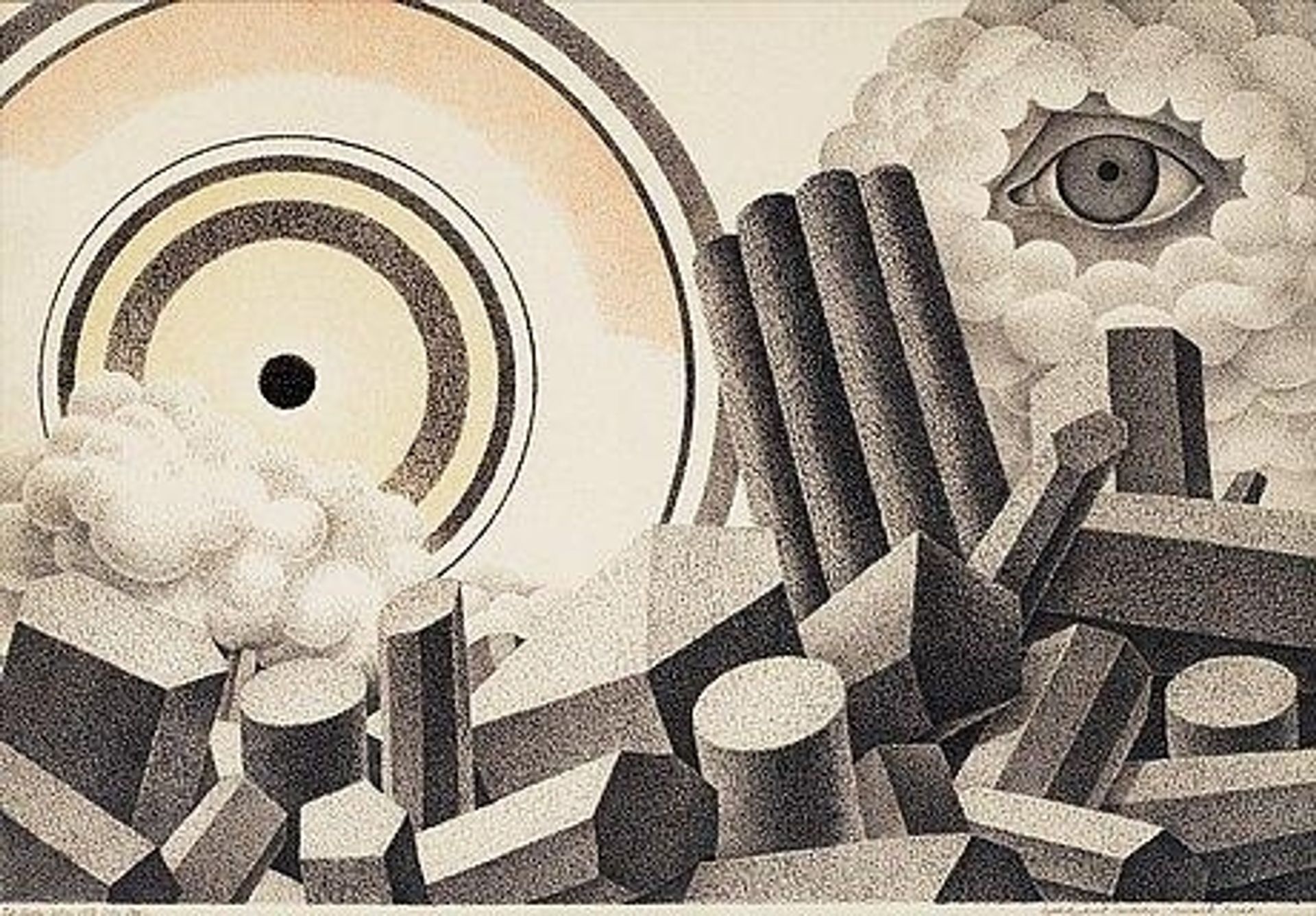 Apocalyptic Landscape by Otto Gustav Carlsund