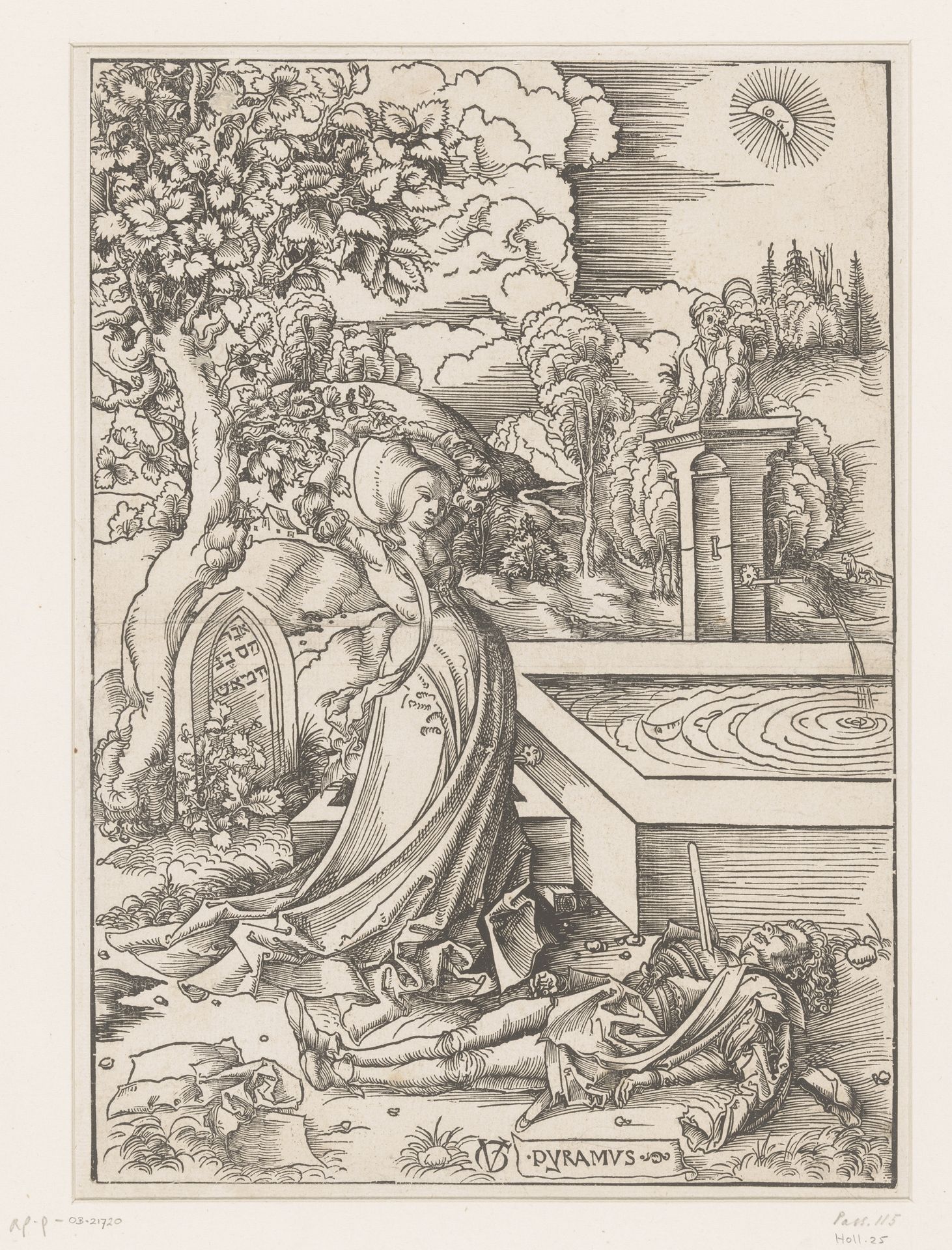 Pyramus en Thisbe by Arthur F. Krüger