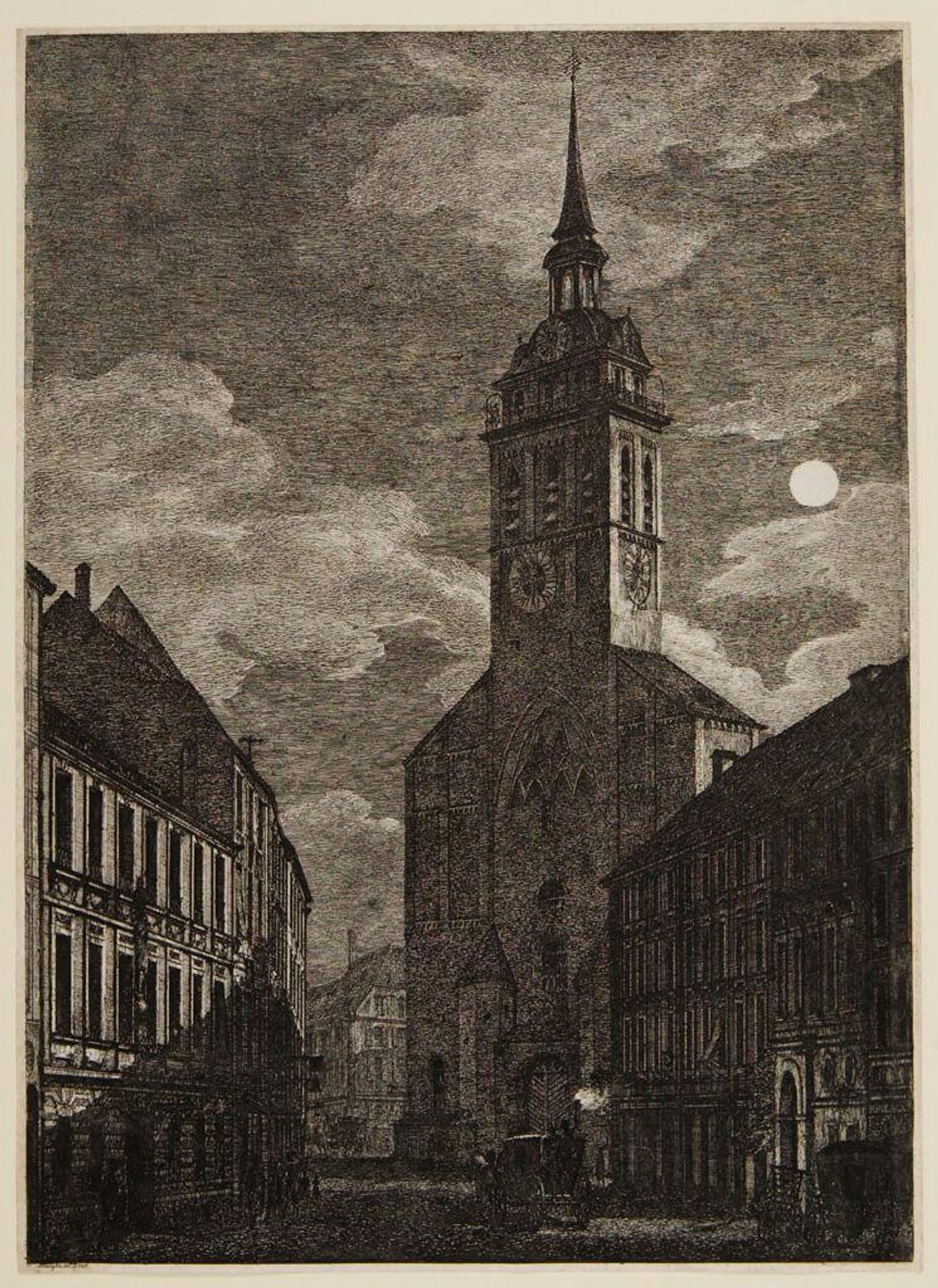 Parish Church of St. Peter's, Munich by Domenico Quaglio