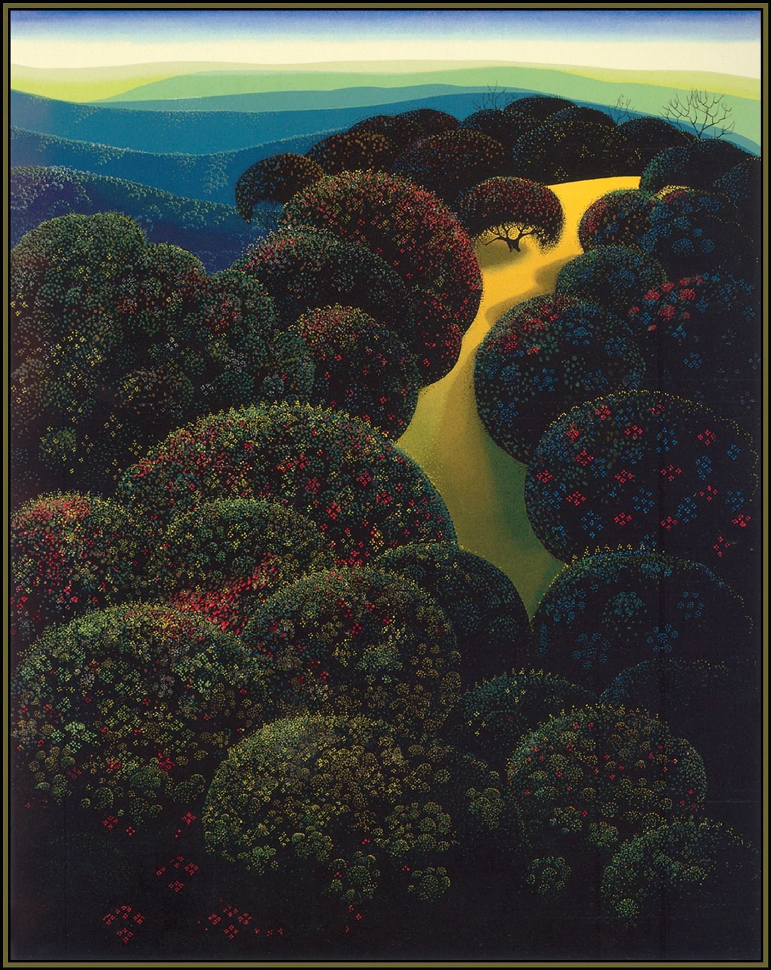 Hidden Pasture by Eyvind Earle