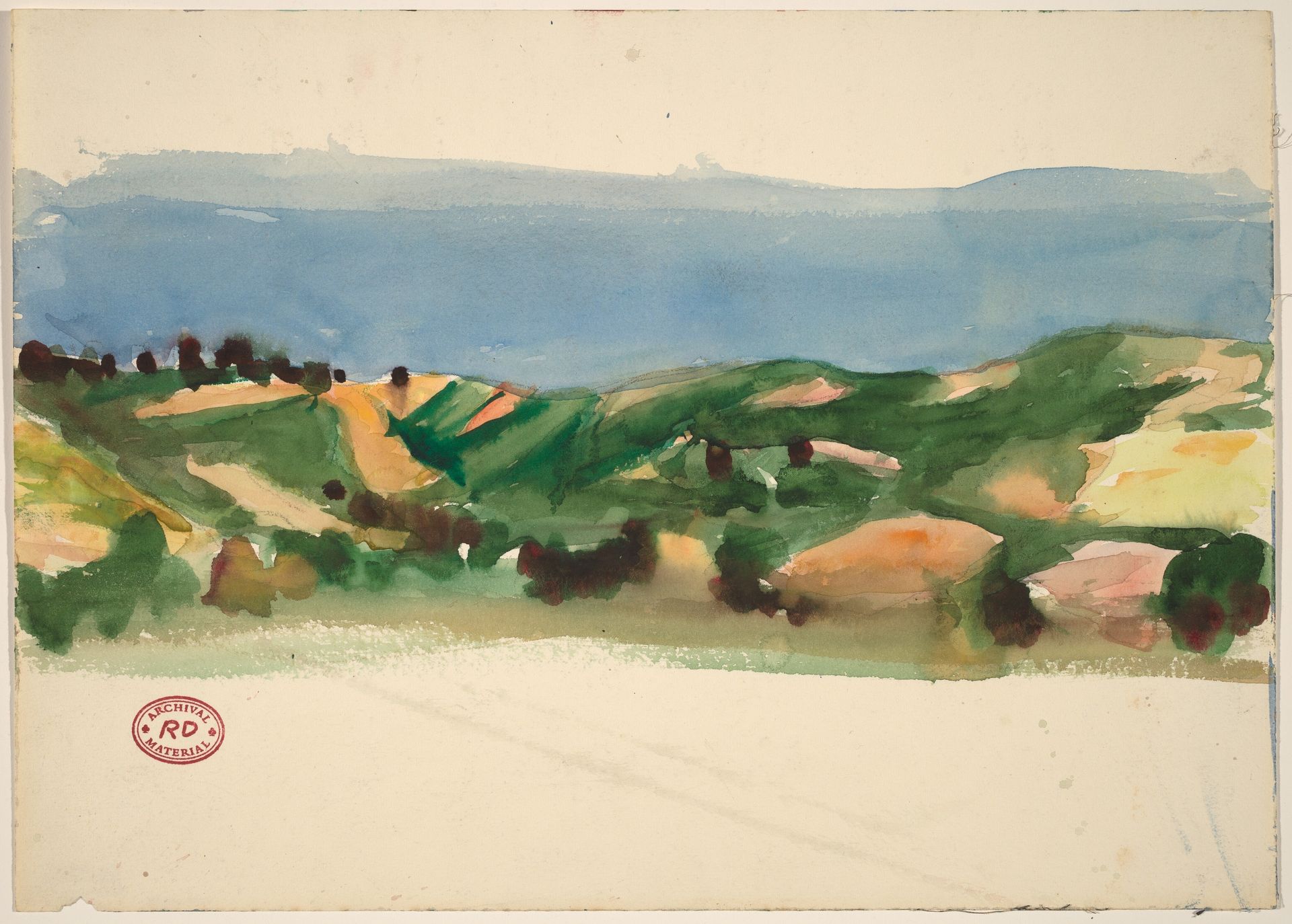 Untitled [landscape] by Richard Diebenkorn